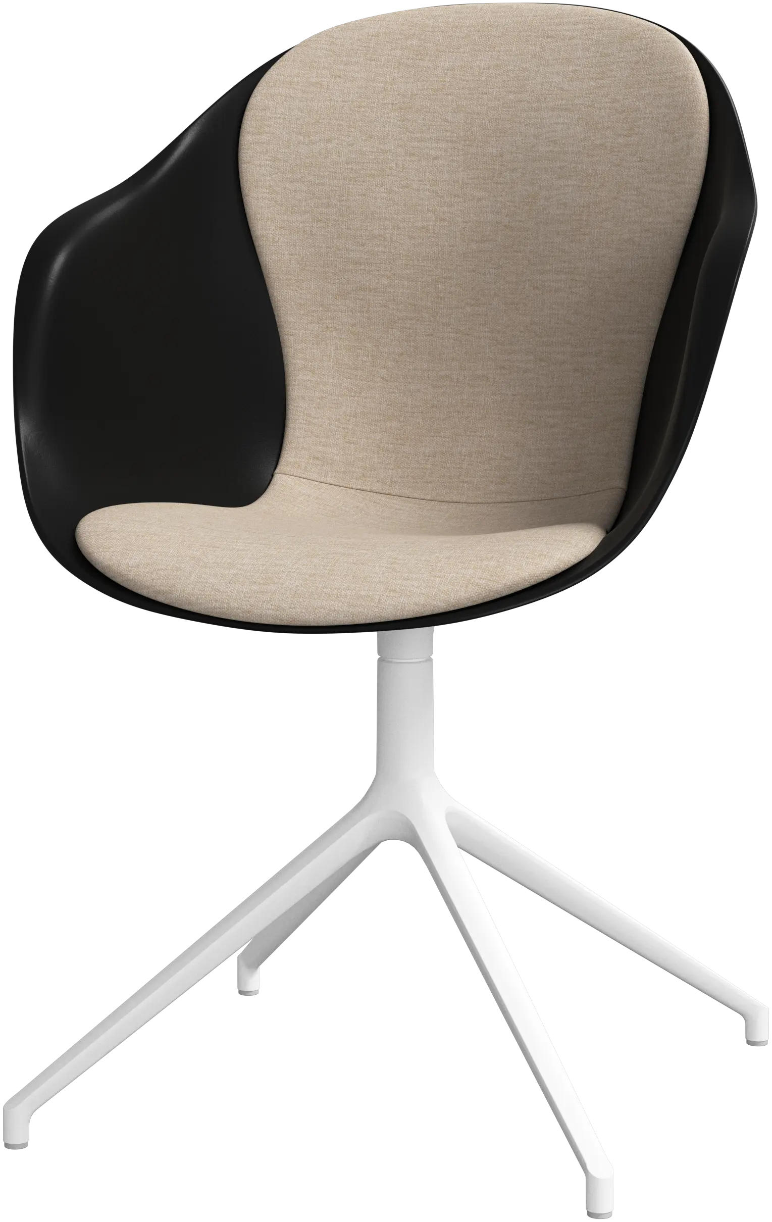 Chaise de salle à manger Adelaide avec fonction pivotante.