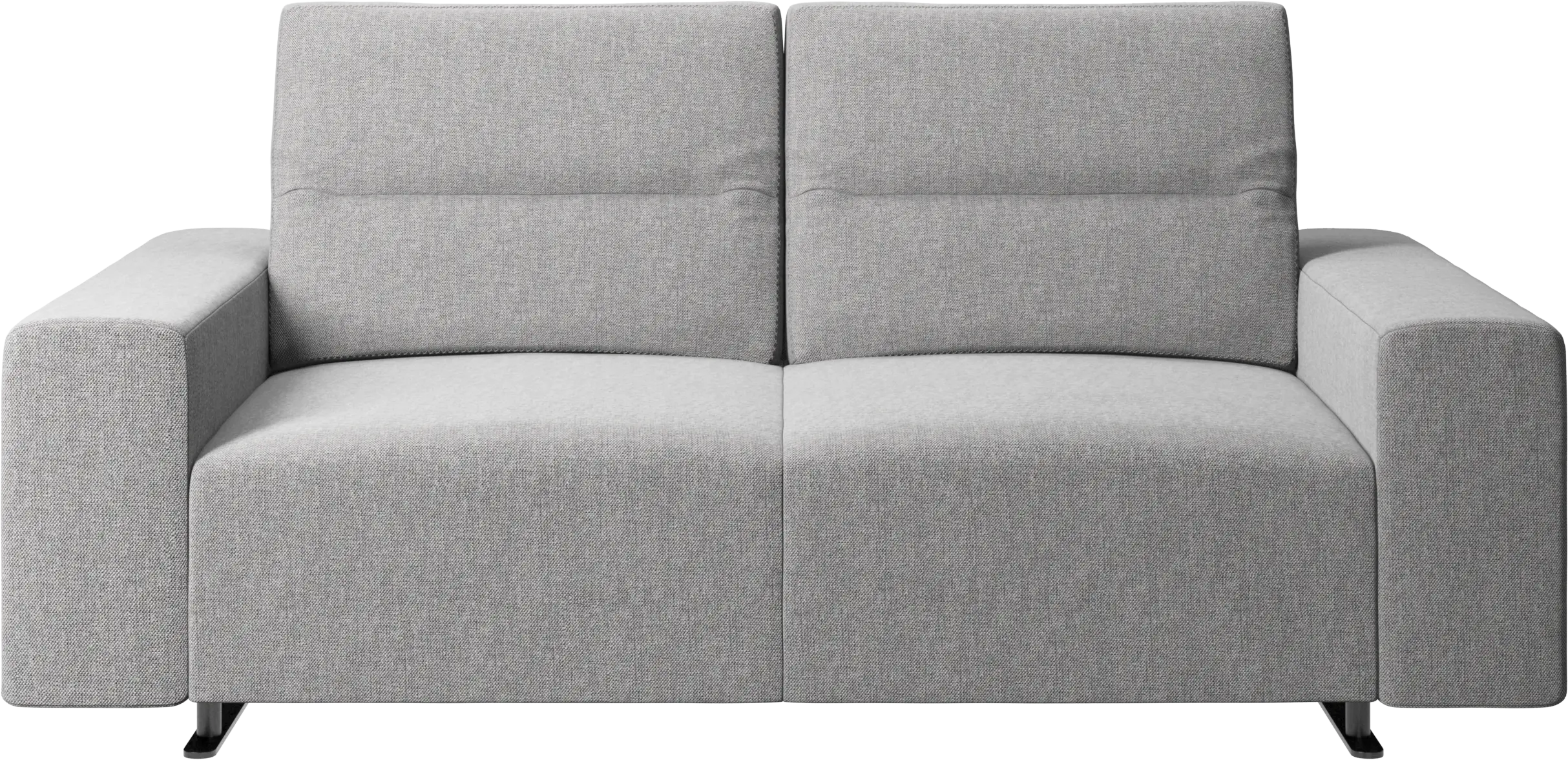 Hampton sofa with adjustable back and storage on the right side