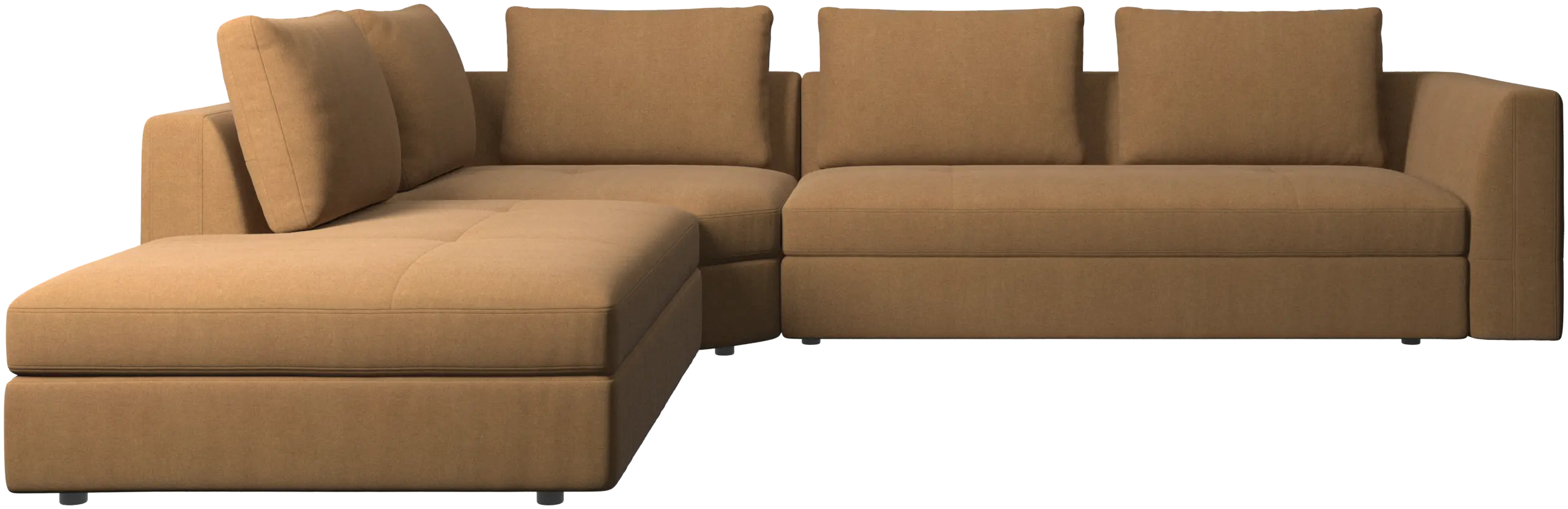 Bergamo corner sofa with lounging unit