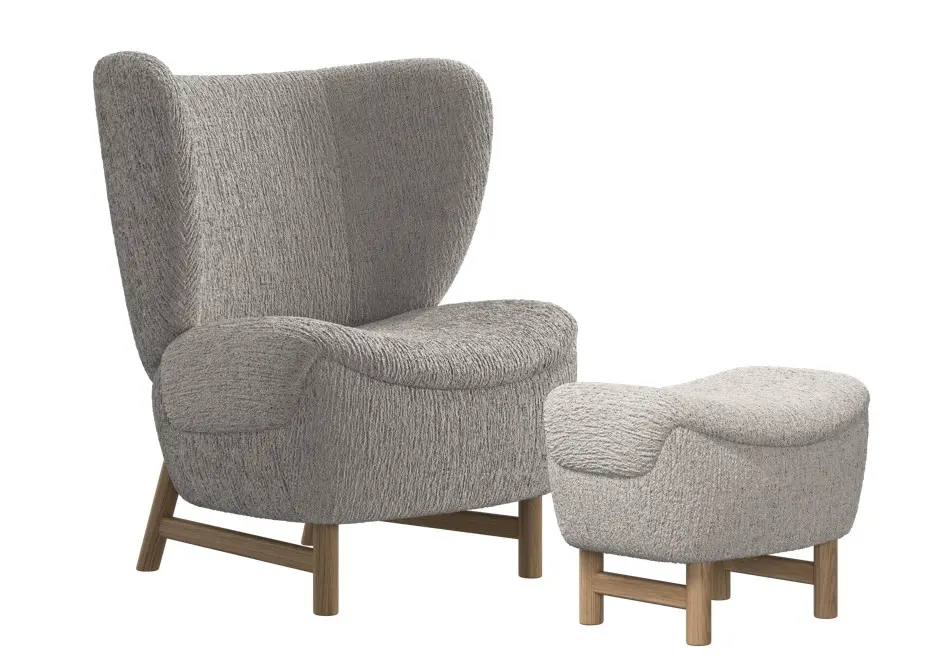 Armchairs Catskills Sessel + Hocker (25% Preisvorteil)