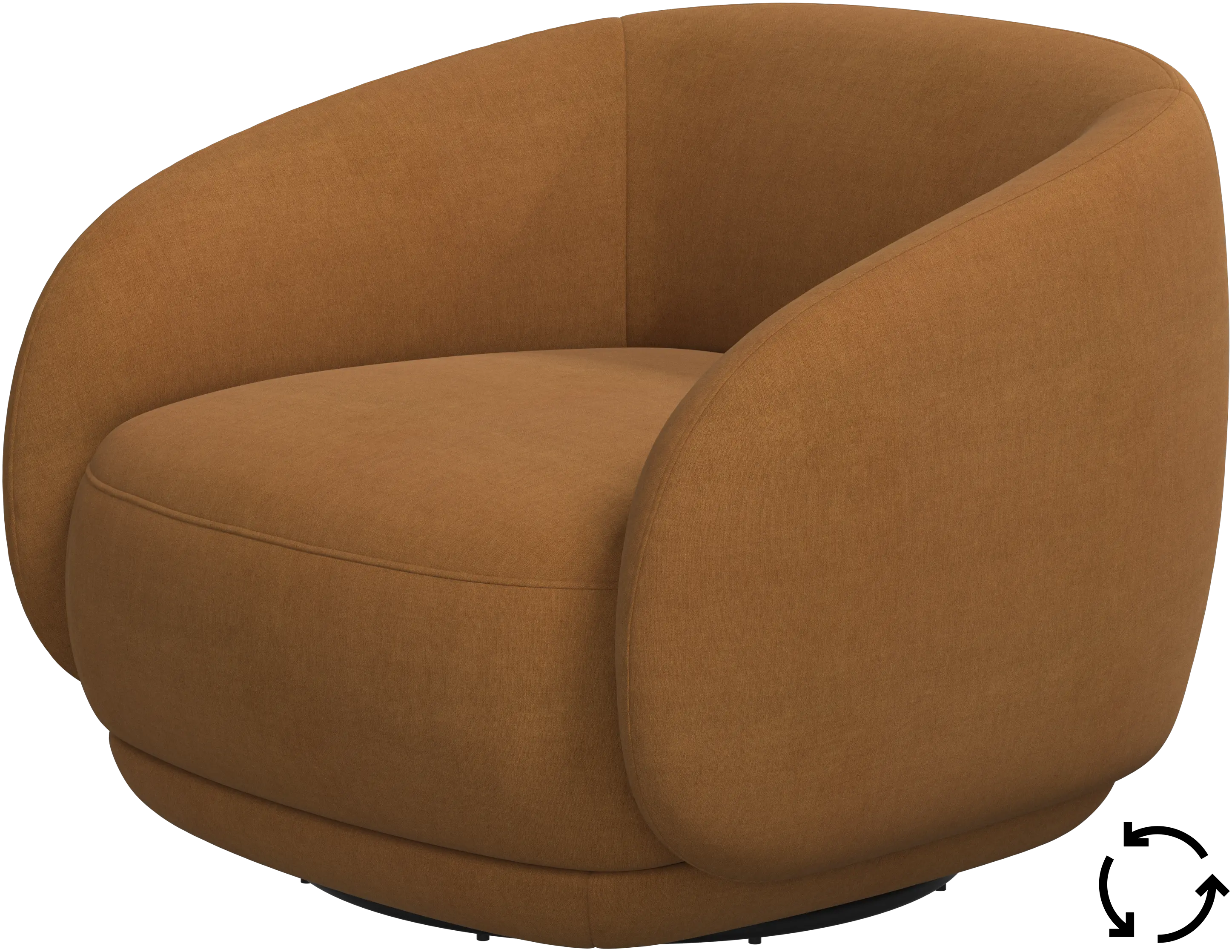 Bolzano armchair with swivel function