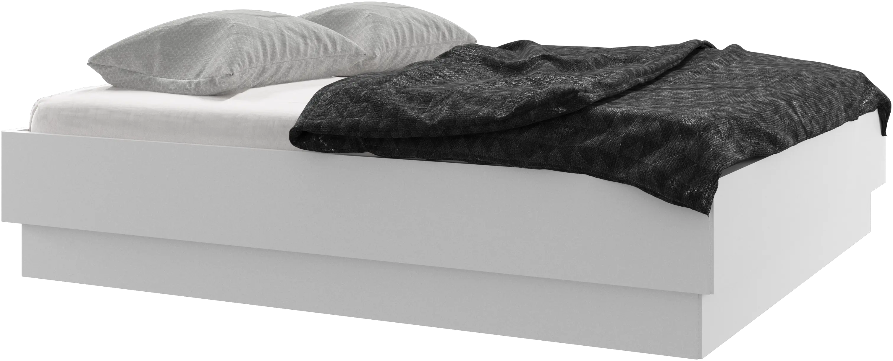 Beds Lugano storage bed with lift-up frame and slats, excl. mattress