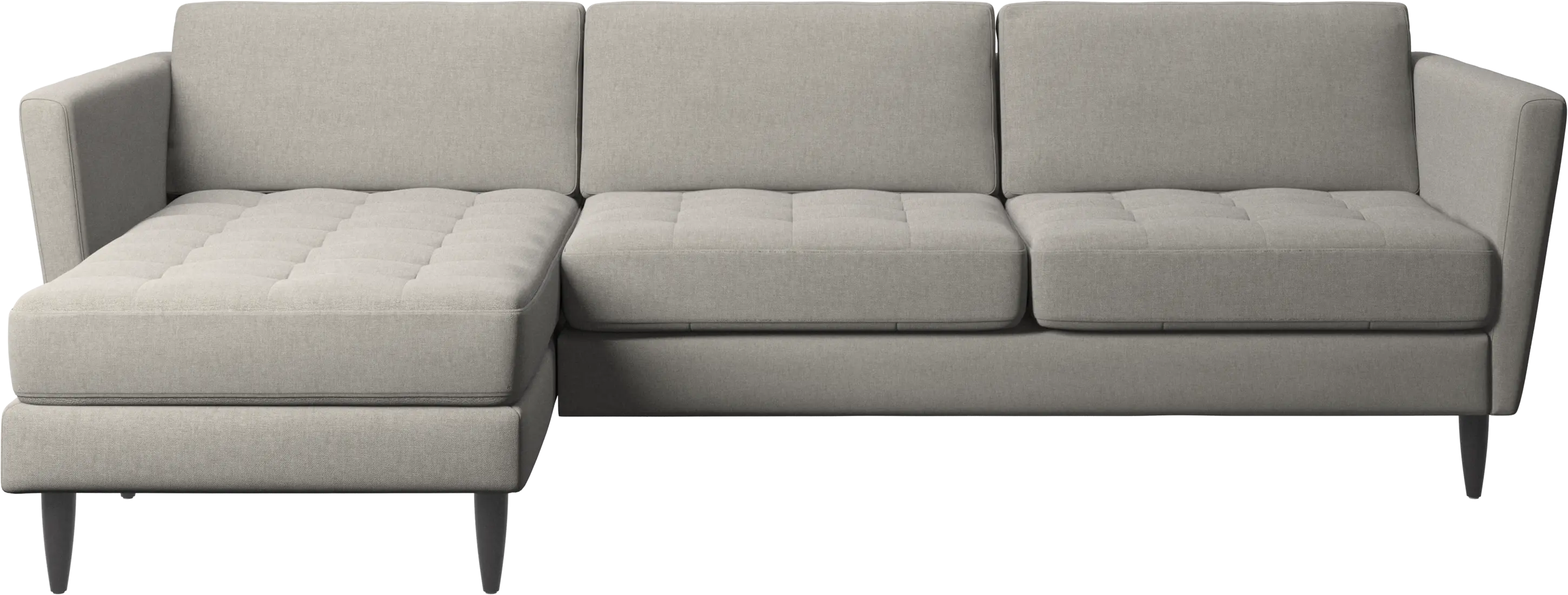 Osaka sofa with resting unit, tufted seat