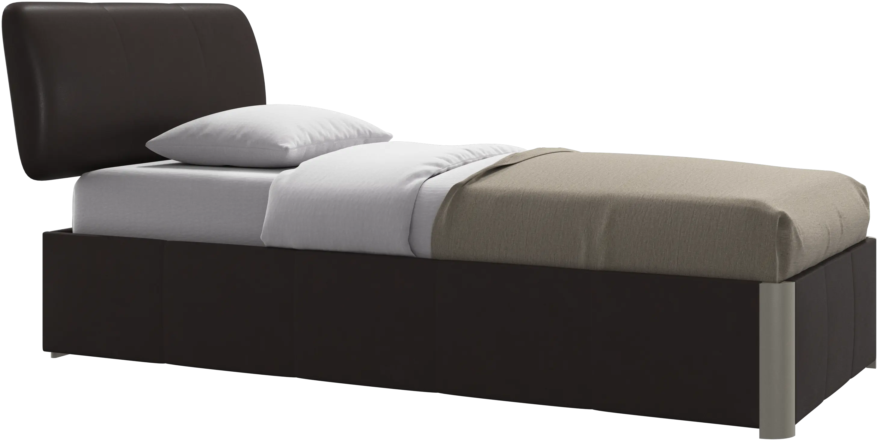 Element bed, bed-mounted headboard, without slats, excl. mattress