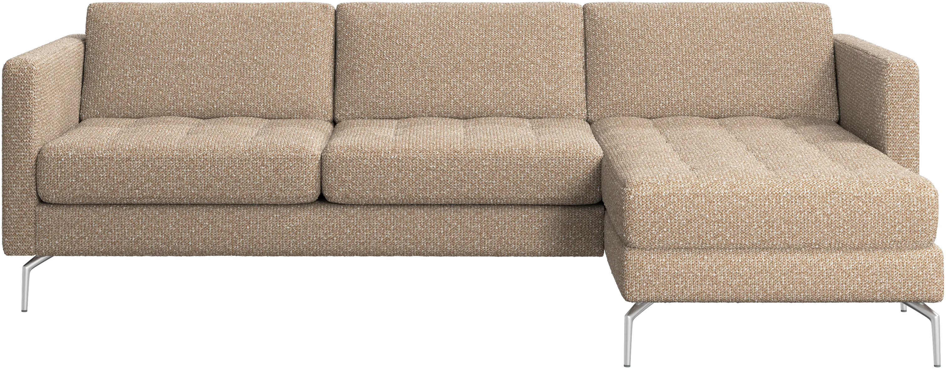 Osaka sofa with resting unit, tufted seat