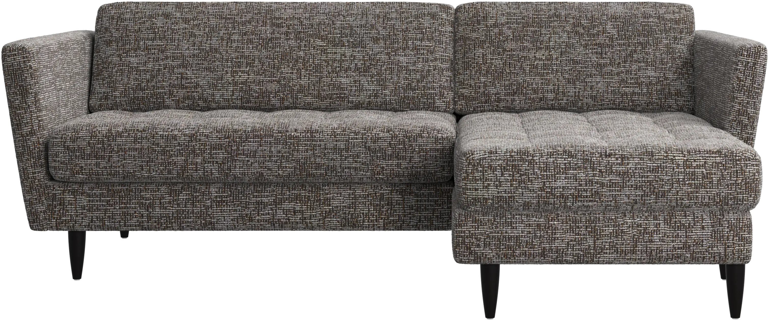 Osaka sofa with resting unit, tufted seat