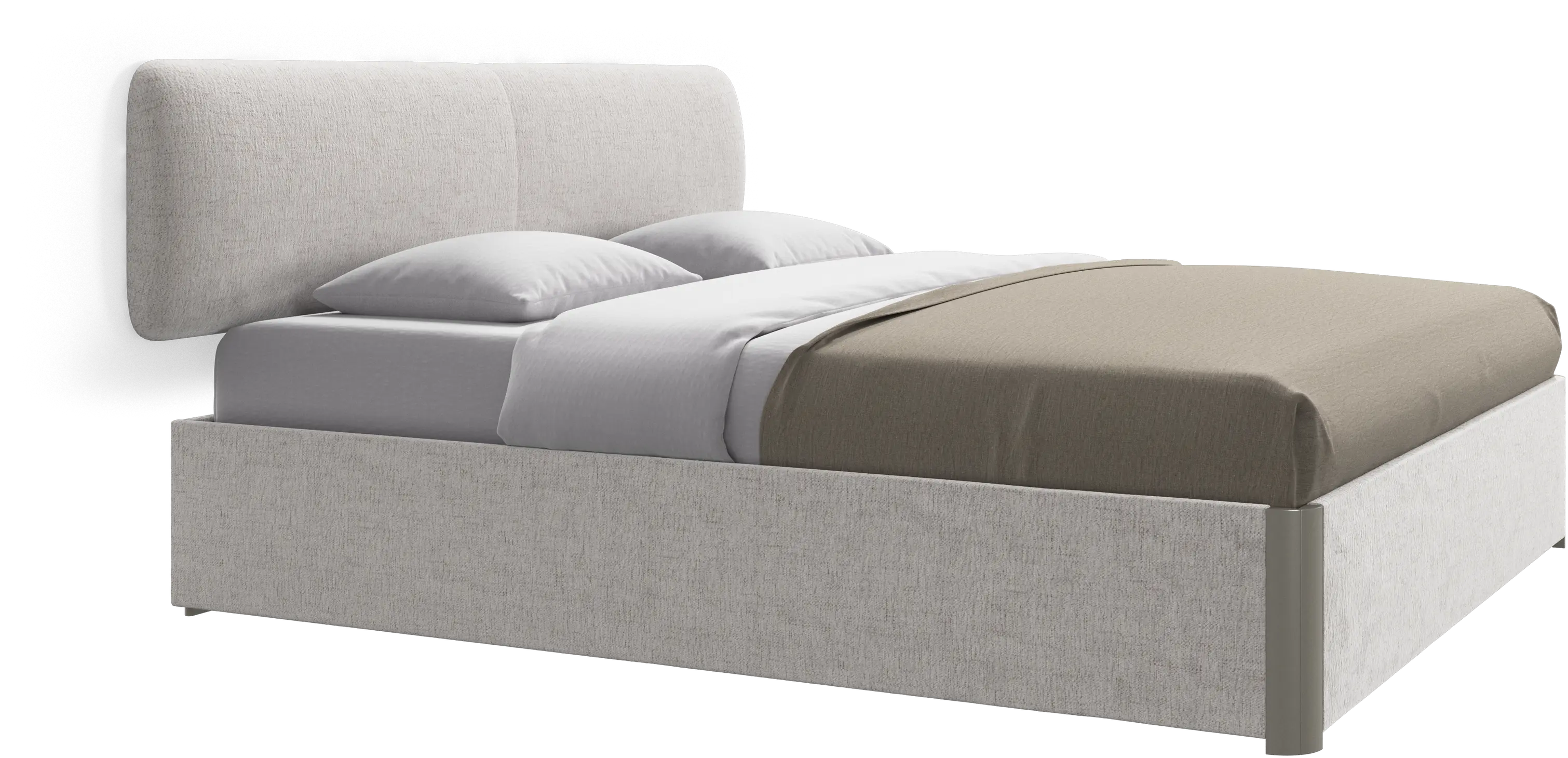 Element bed, wall-mounted headboard, without slats, excl. mattress
