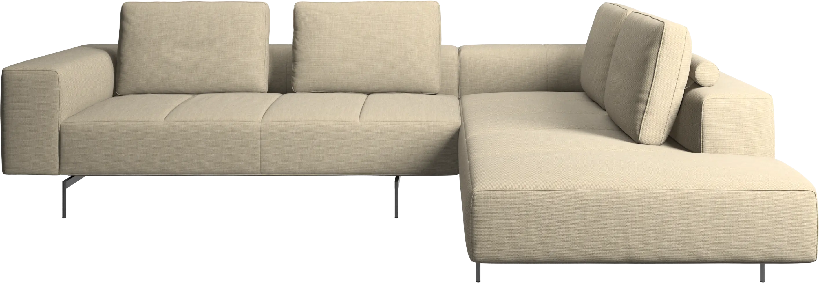 Amsterdam corner sofa with lounging unit