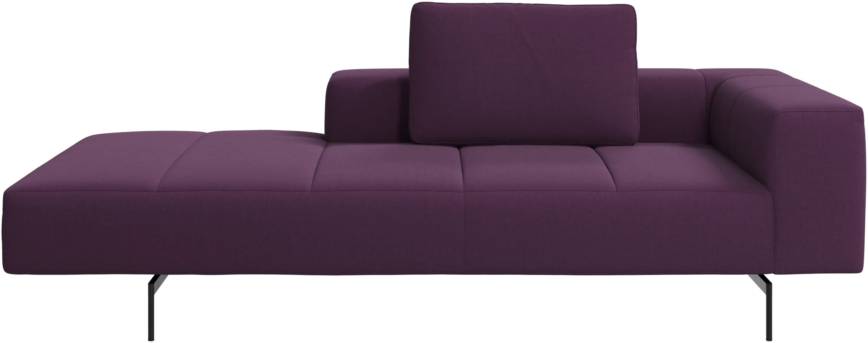 Amsterdam Iounging module for sofa, armrest right, open end left