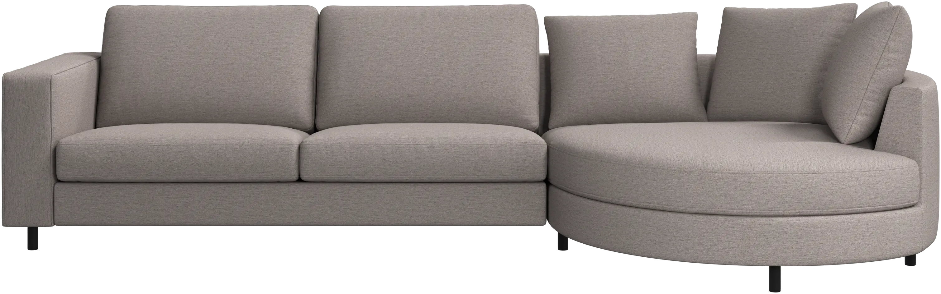 Sofa Indivi z szezlongiem po prawej stronie