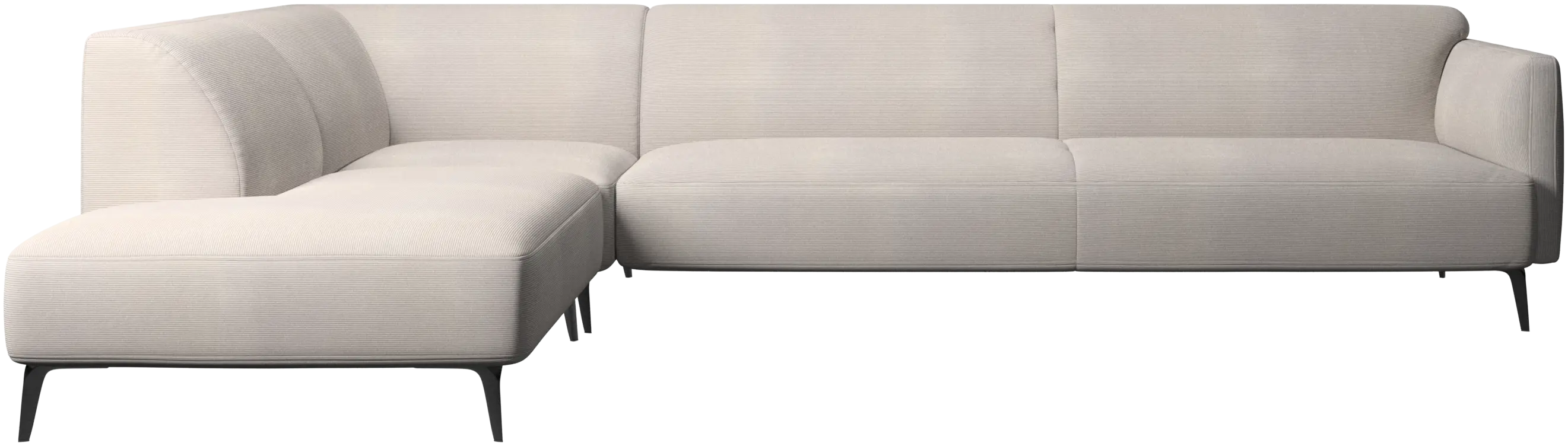 Modena corner sofa with lounging unit