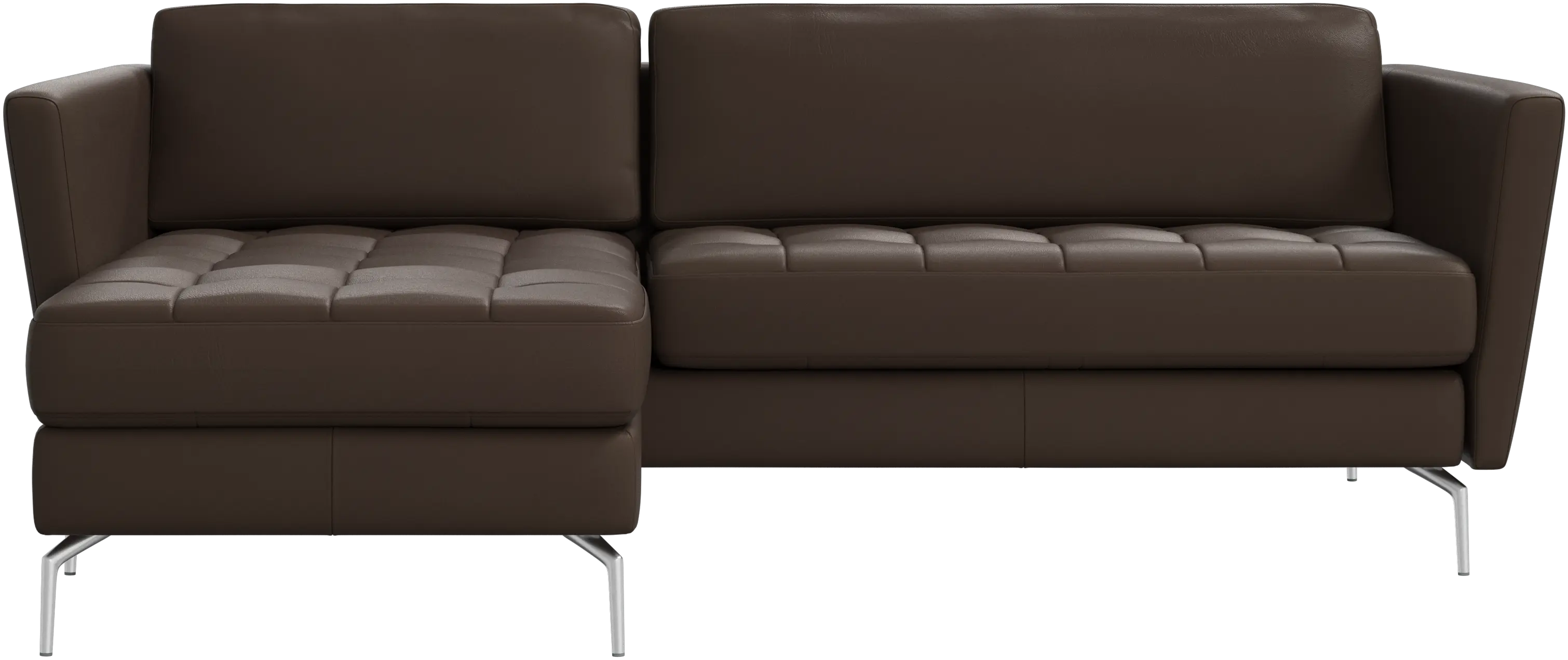 Osaka sofa with resting unit, tufted seat