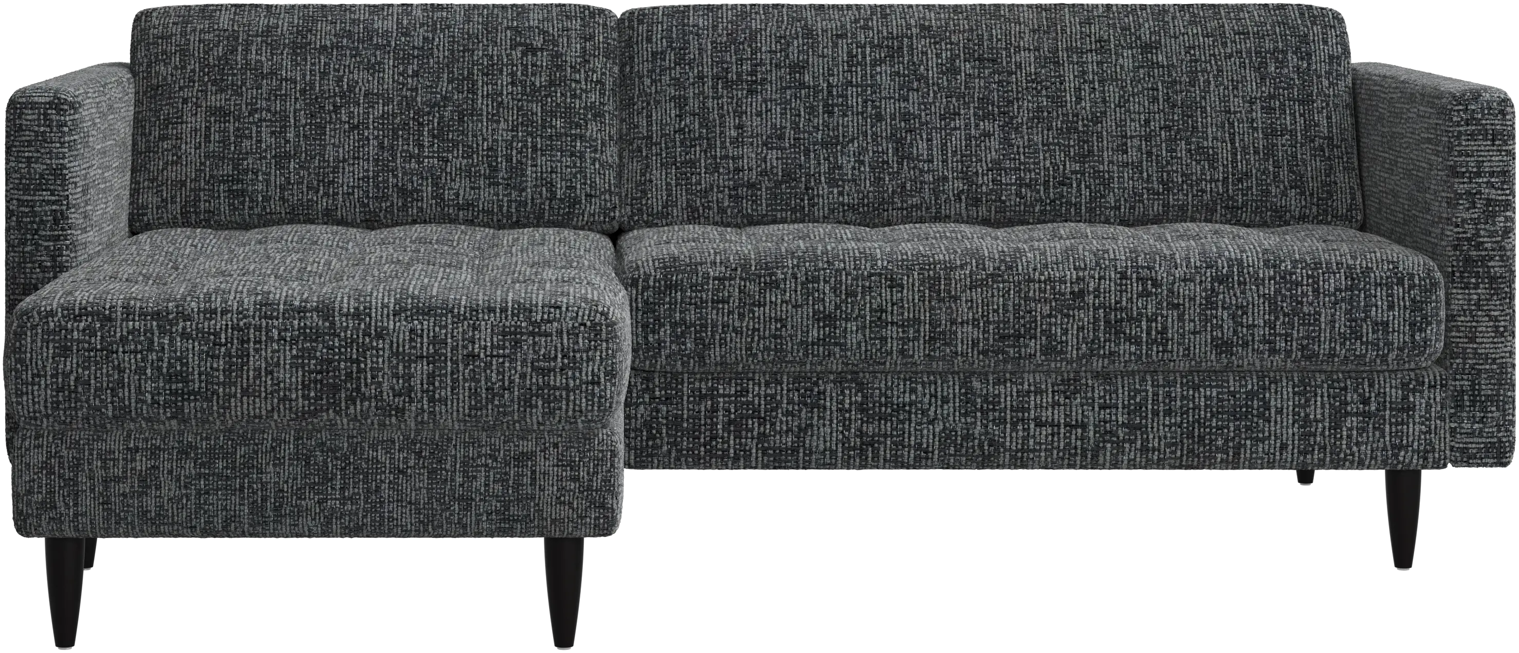 Osaka sofa with resting unit, tufted seat