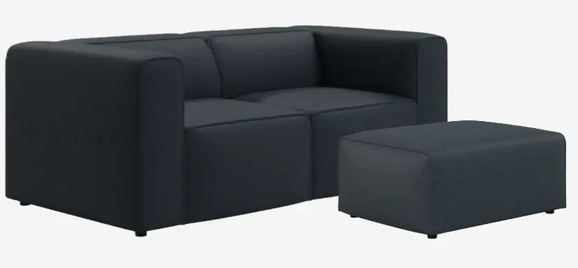 Sofas Grosso 2人掛けソファ (オットマン付き)