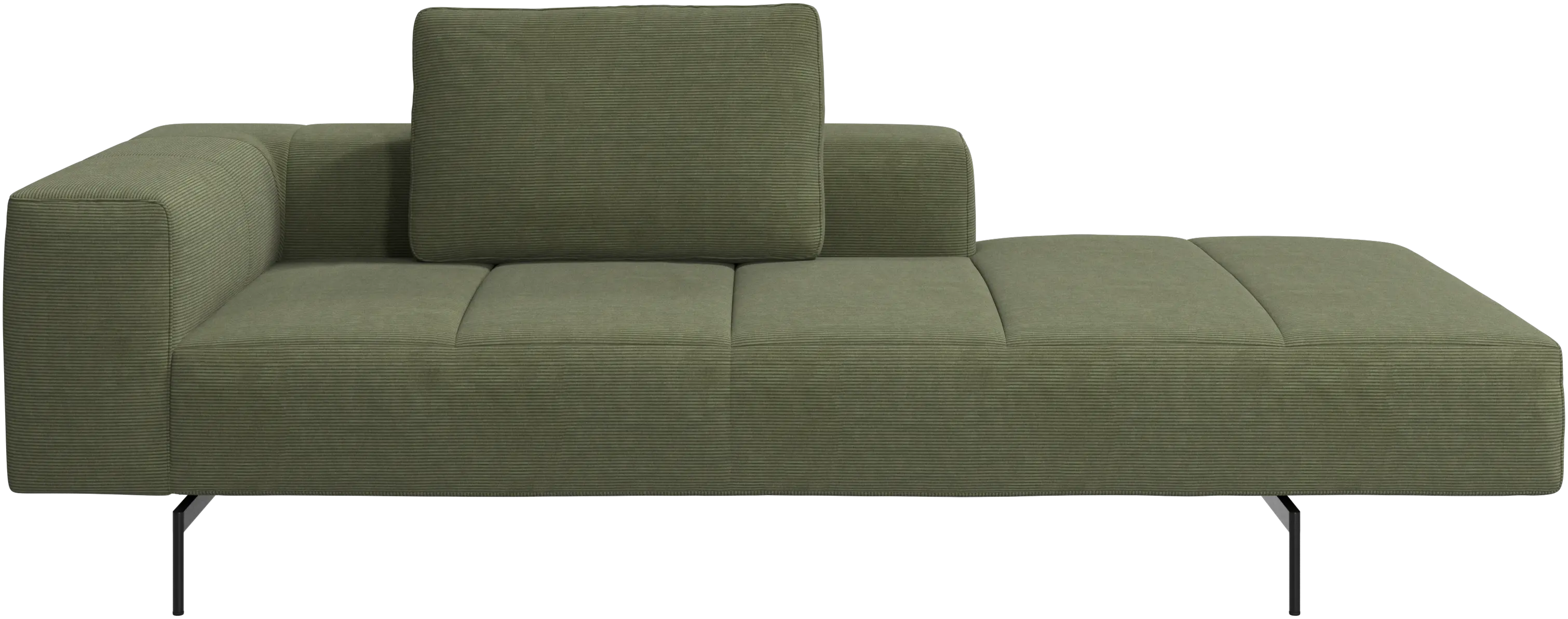 Amsterdam ソファ用ラウンジモジュール (左アームレスト、右オープンエンド)