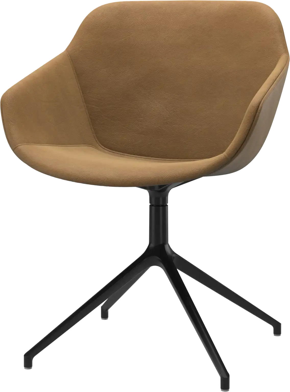 BoConcept - Möbel - Vienna Esszimmerstuhl in Cognacfarbenen YORK-Leder (5120) (30% Preisvorteil & sofort Lieferbar) 2x verfügbar
