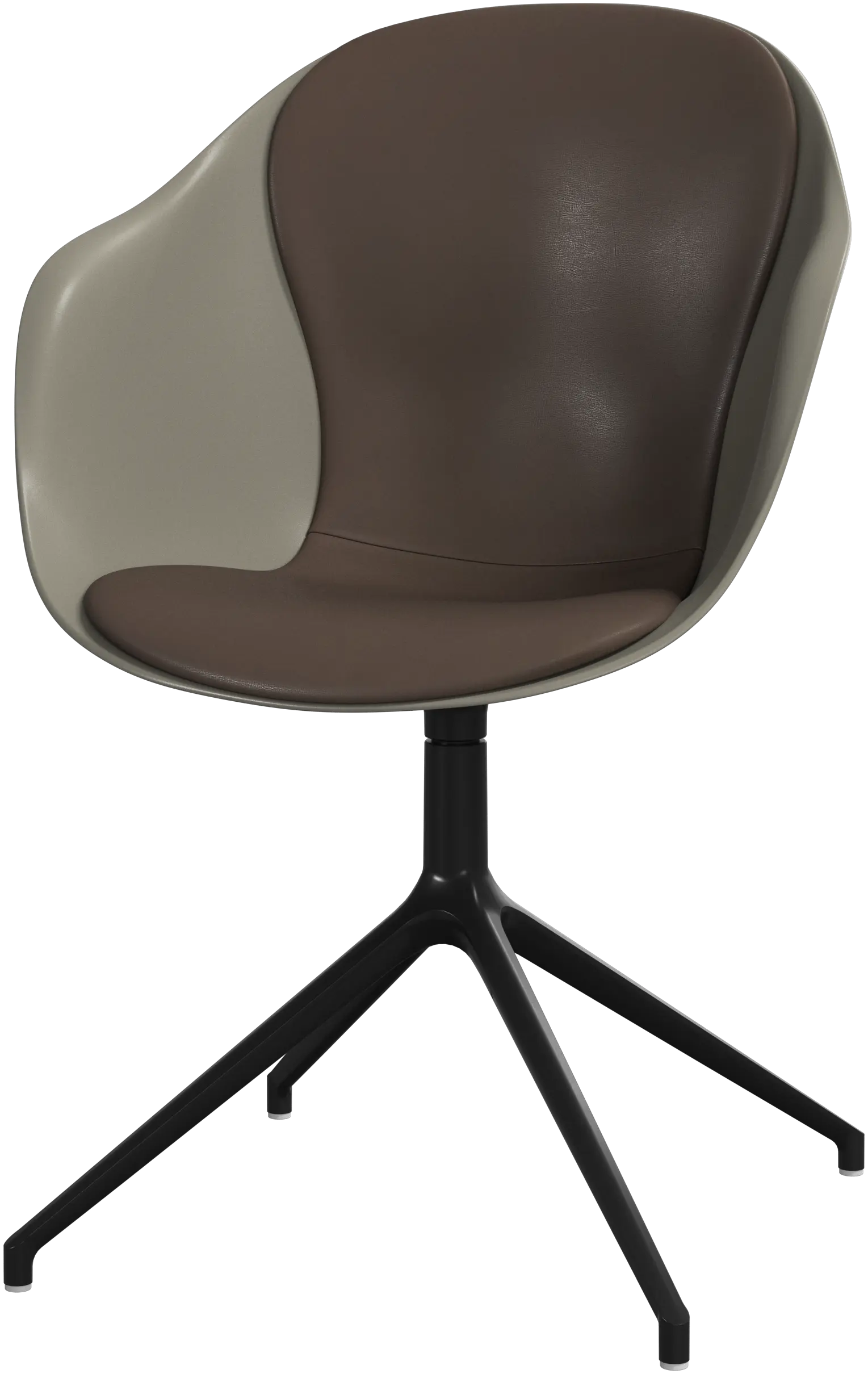 Chaise de salle à manger Adelaide avec fonction pivotante.