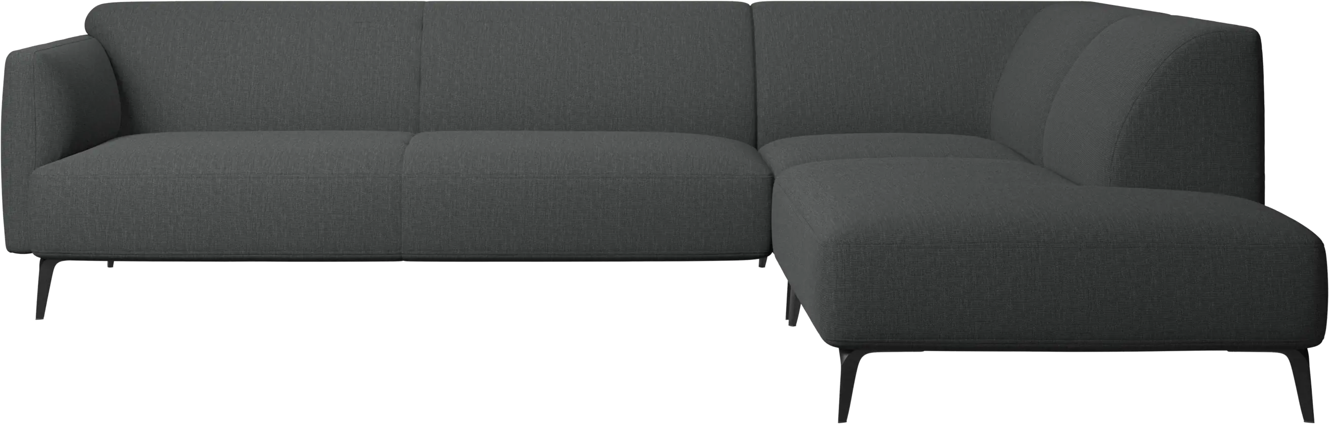 Modena corner sofa with lounging unit