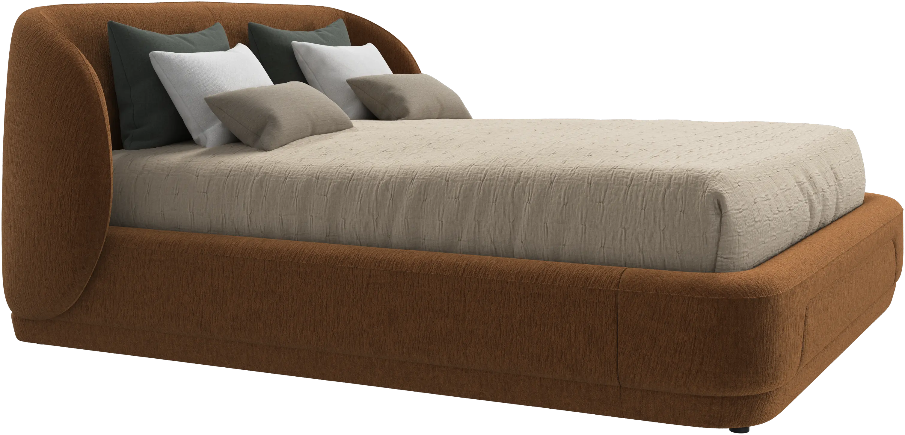 Bolzano bed with slats  - W152,5xL203cm