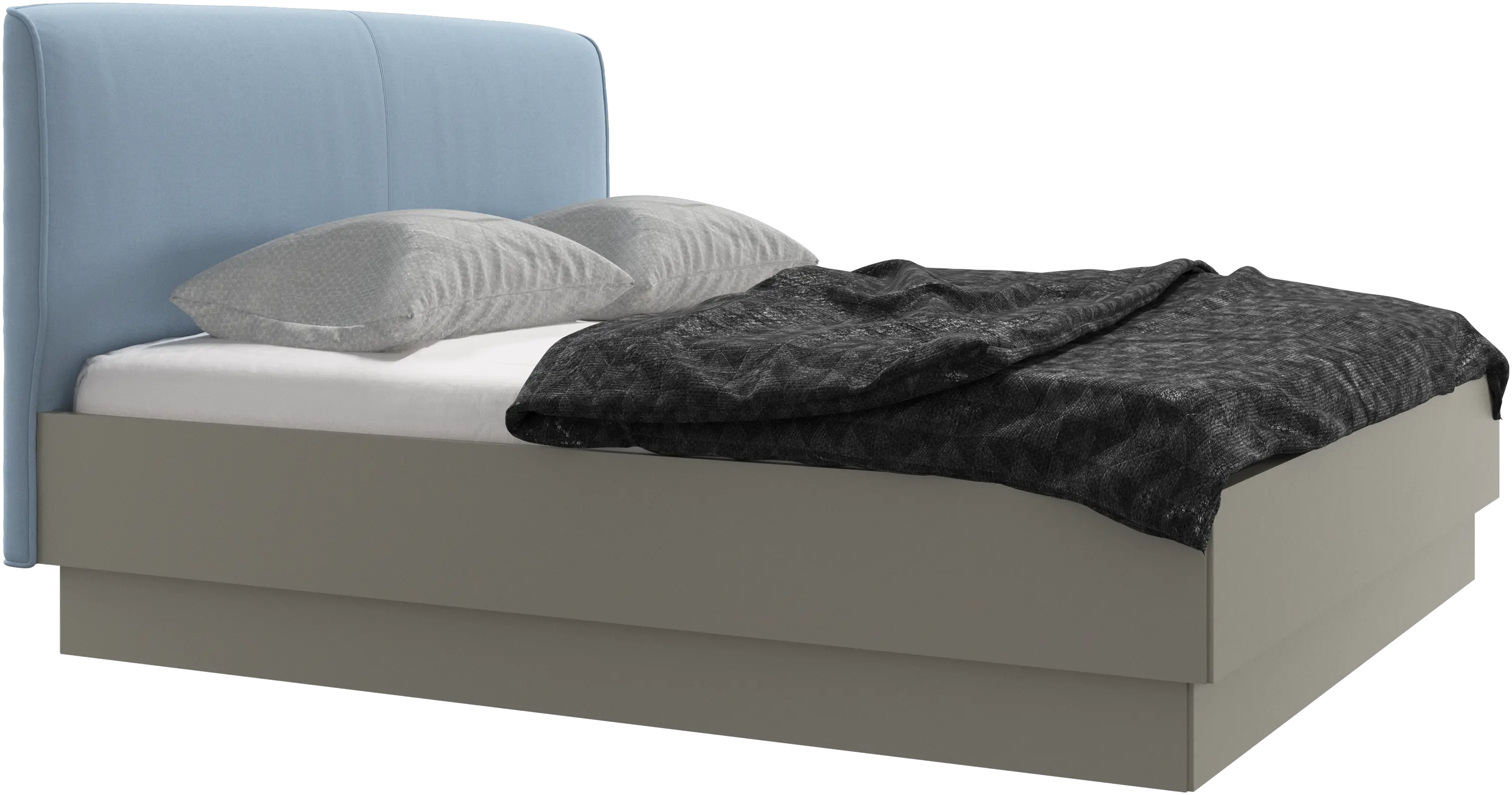 Houston, cama tapizada con almacenamiento
