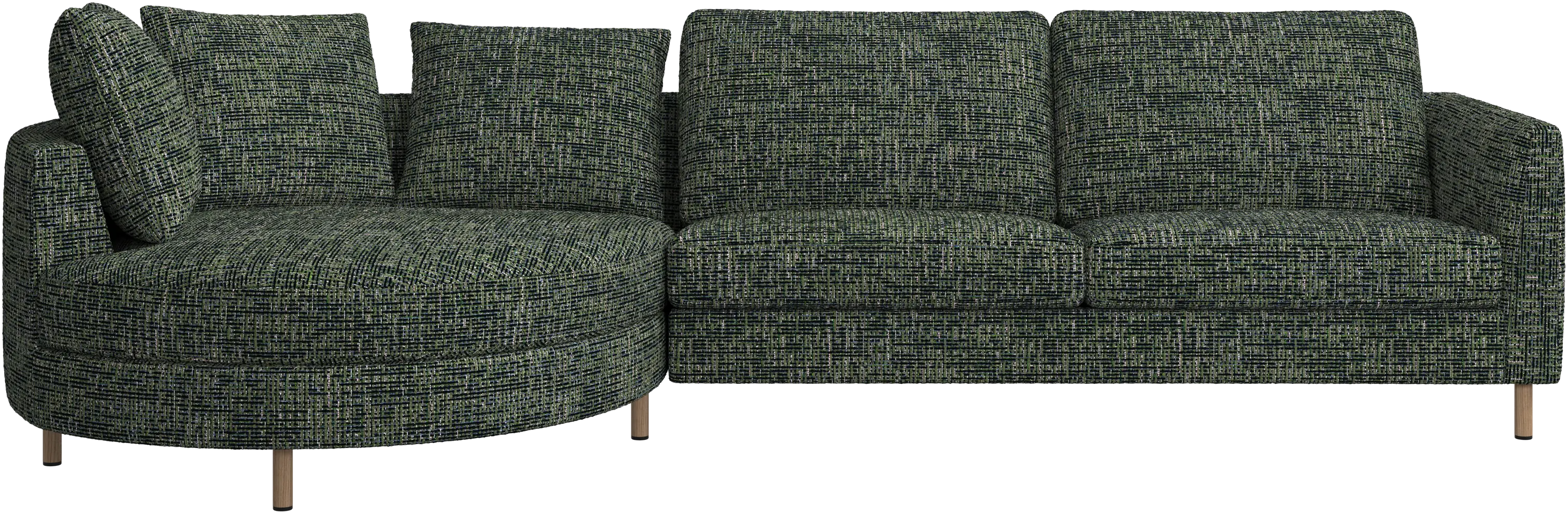 Indivi sofa with chaise longue left