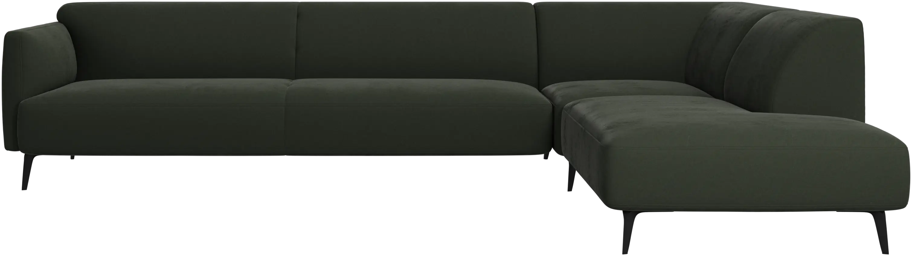 Modena corner sofa with lounging unit