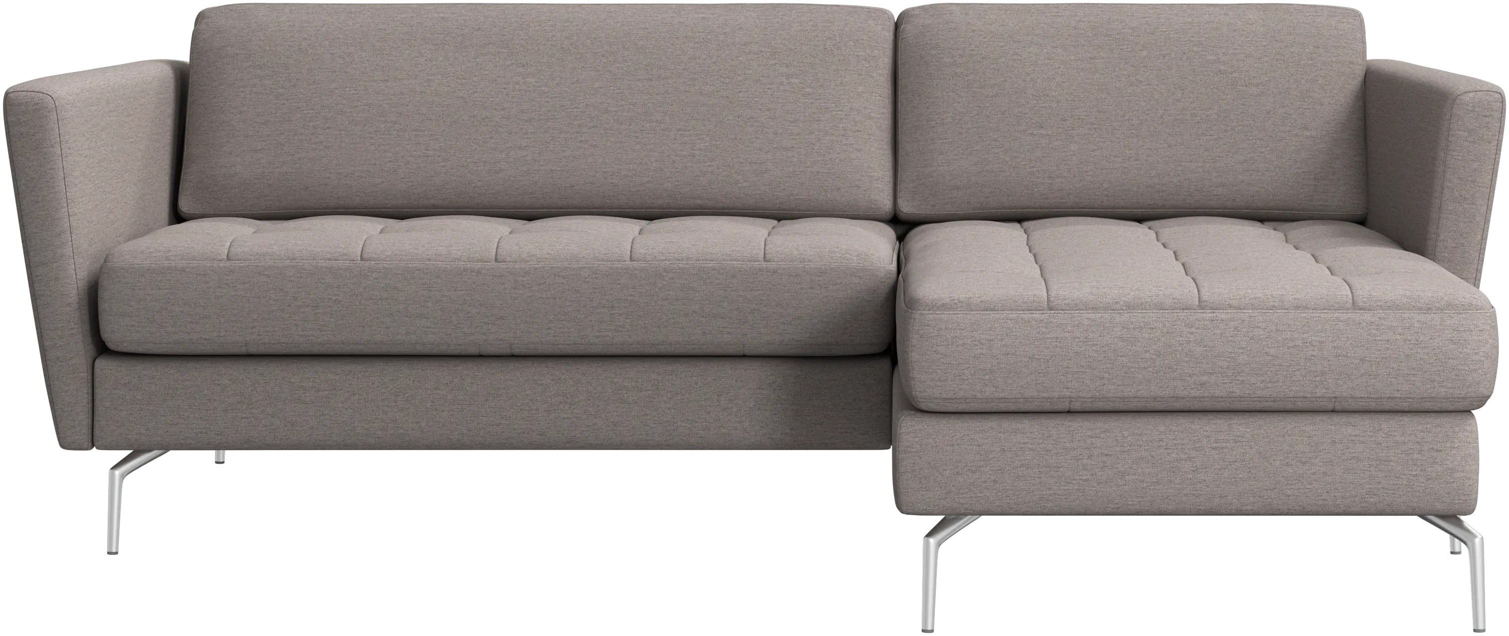 Osaka sofa with resting unit, tufted seat