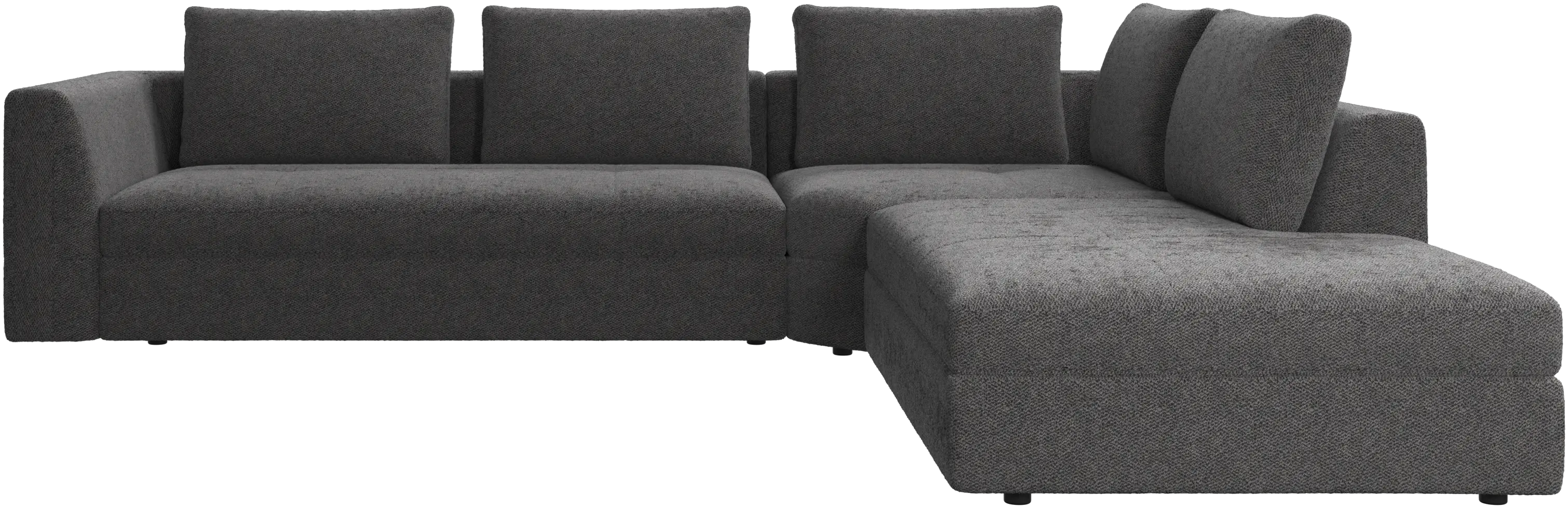 Bergamo corner sofa with lounging unit