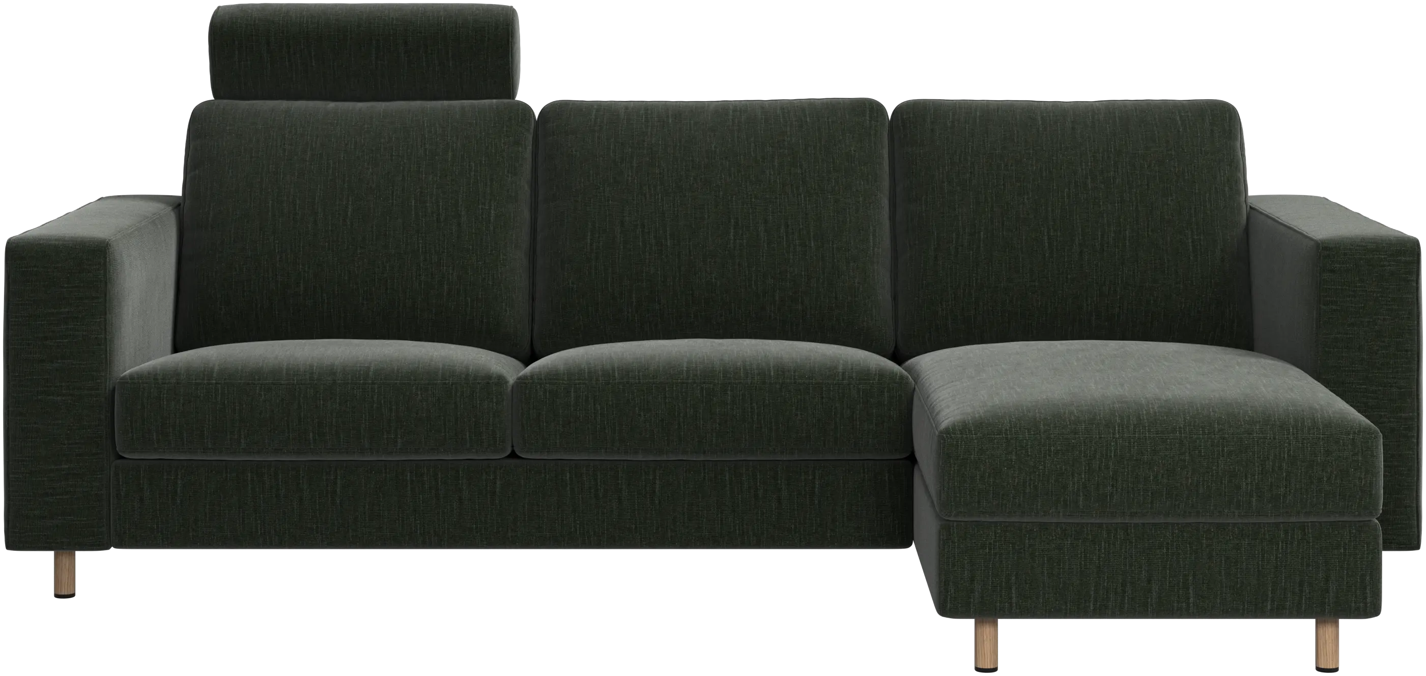 Sofá Indivi con módulo chaise-longue a la derecha