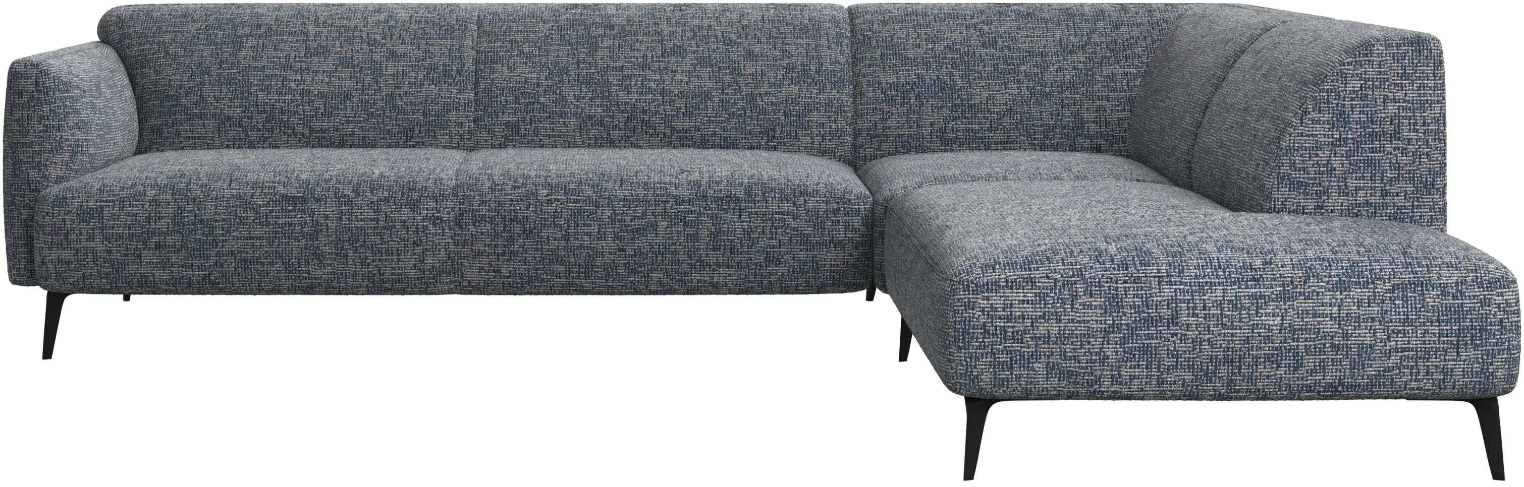 Modena corner sofa with lounging unit