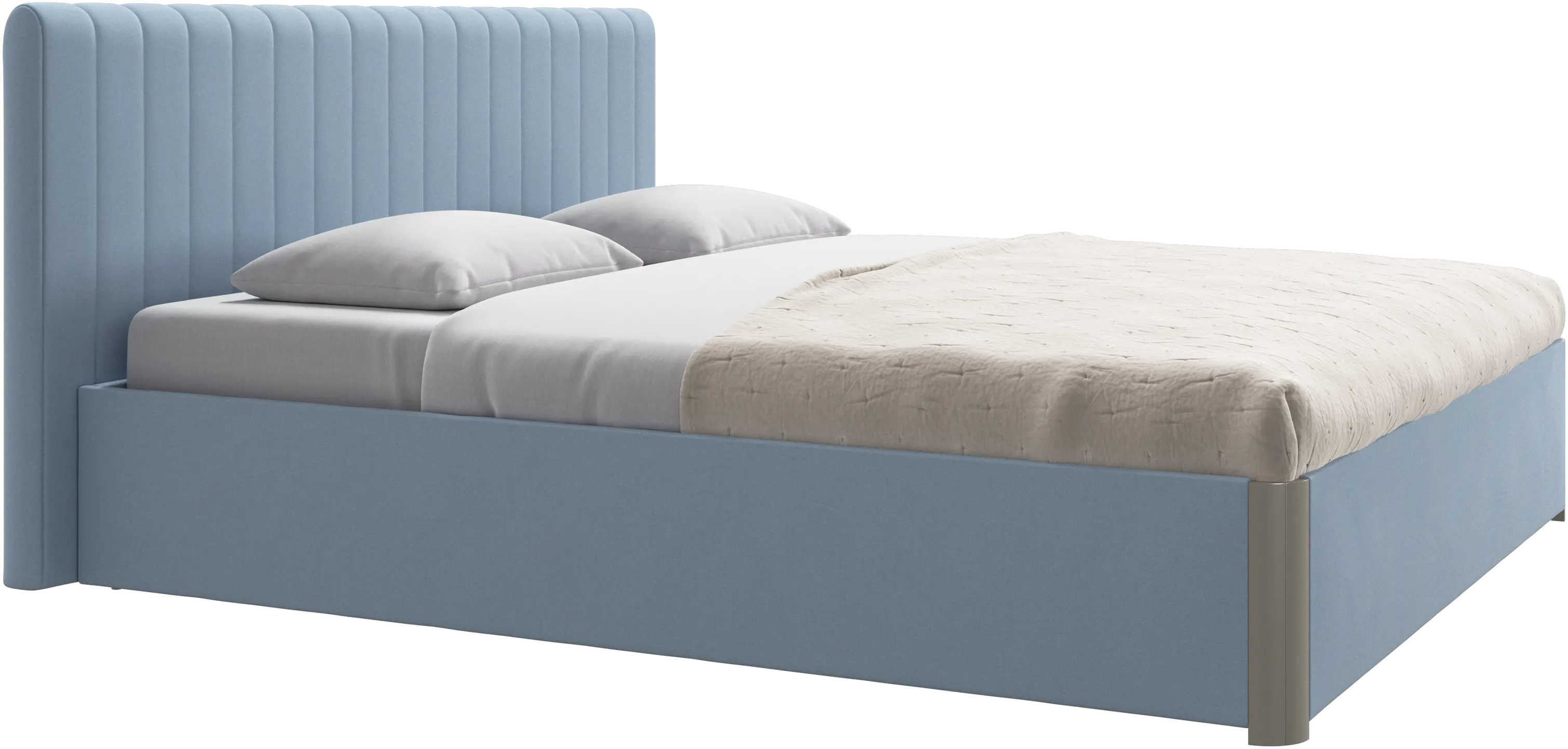 Element bed, bed-mounted headboard, with slats, excl. mattress