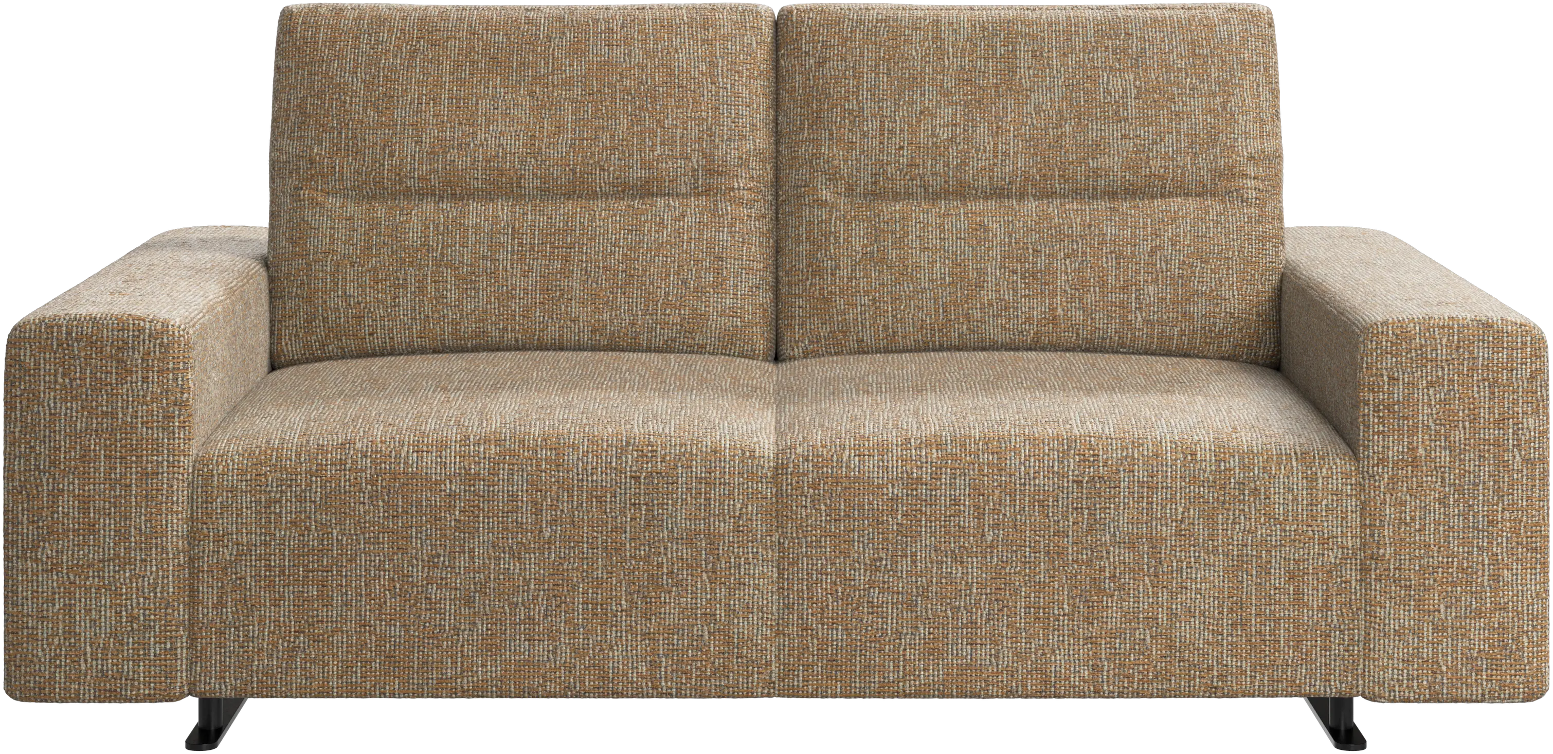Hampton sofa with adjustable back and storage on the right side