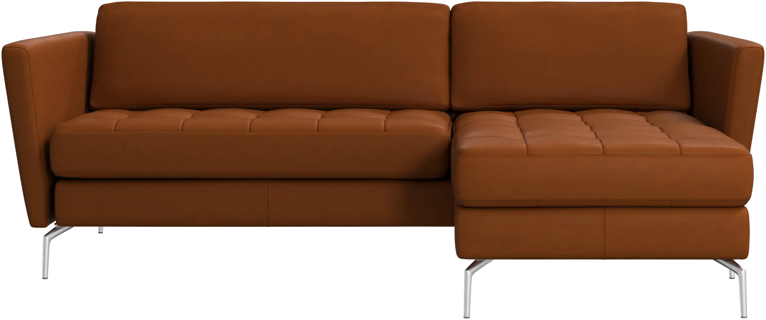 Osaka sofa with resting unit, tufted seat