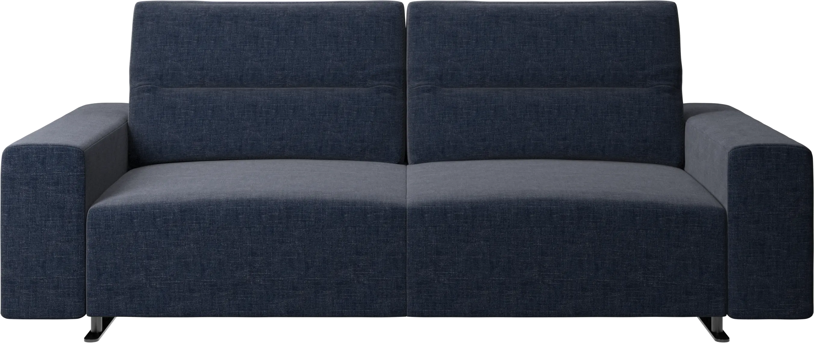 Hampton sofa with adjustable back and storage on the right side
