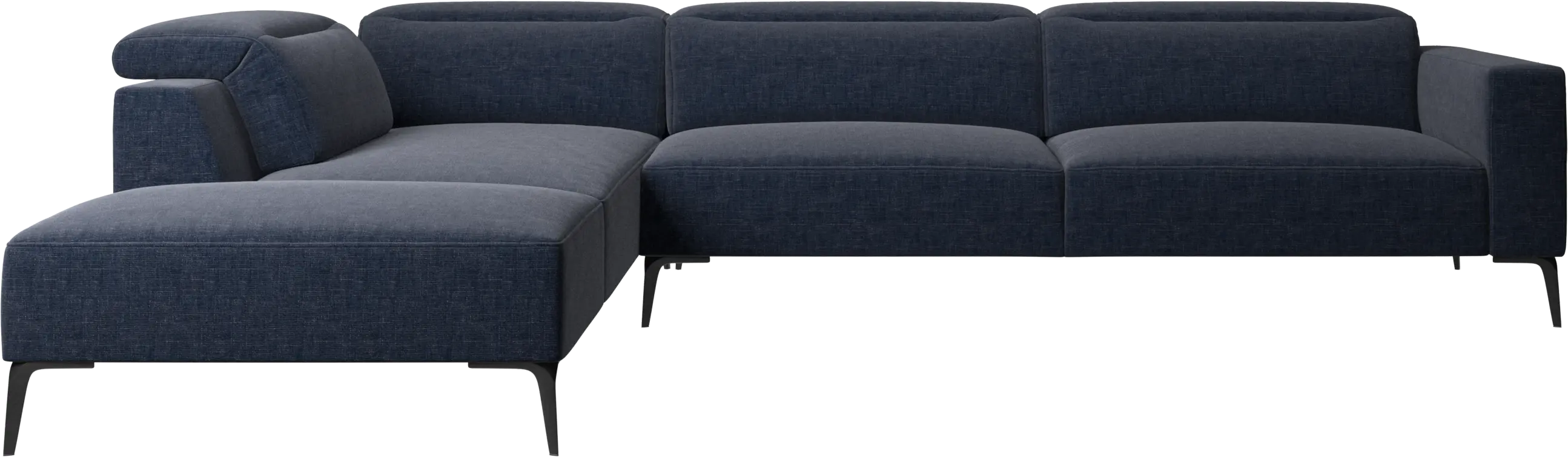 Zürich corner sofa with lounging unit