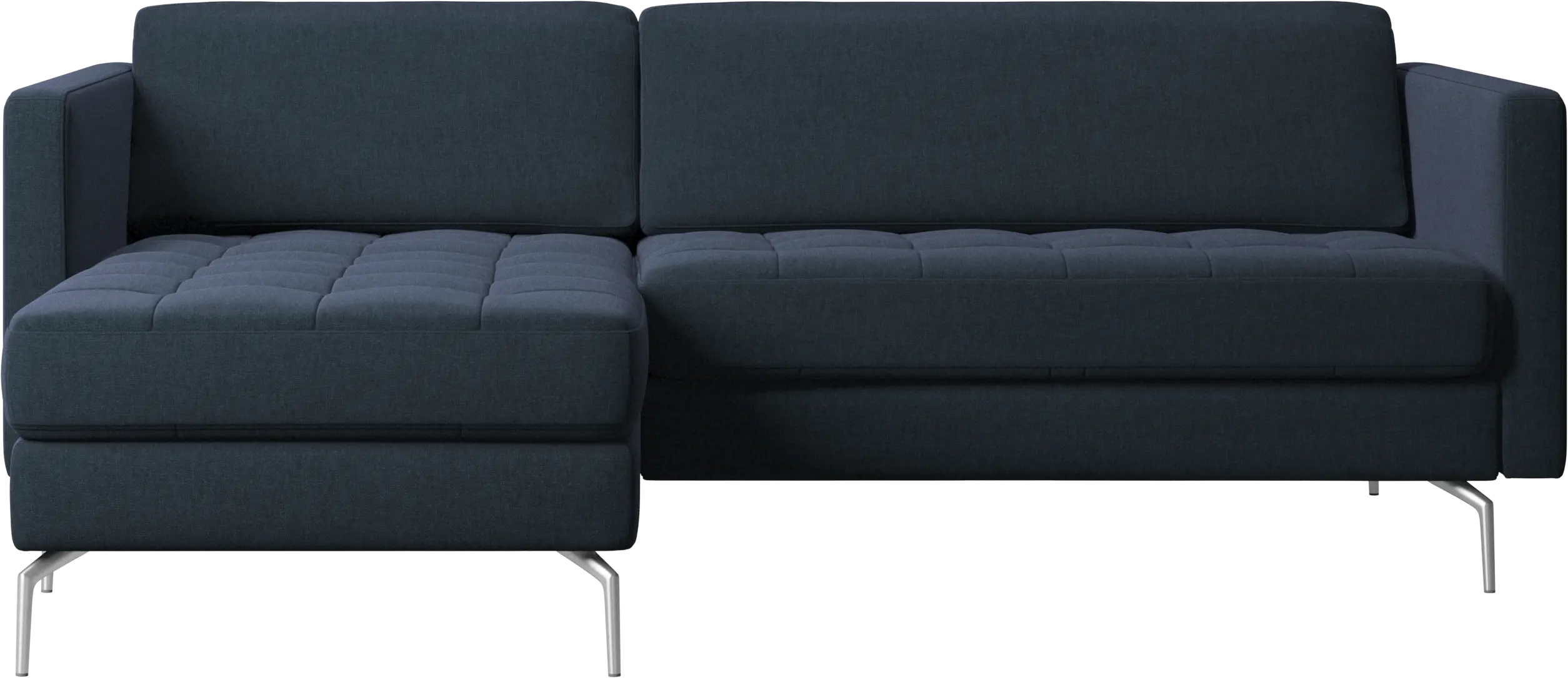 Osaka sofa with resting unit, tufted seat