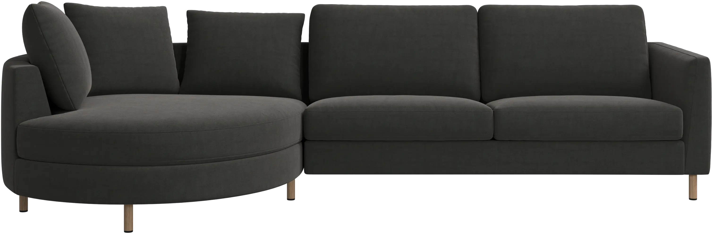 Indivi sofa with chaise longue left
