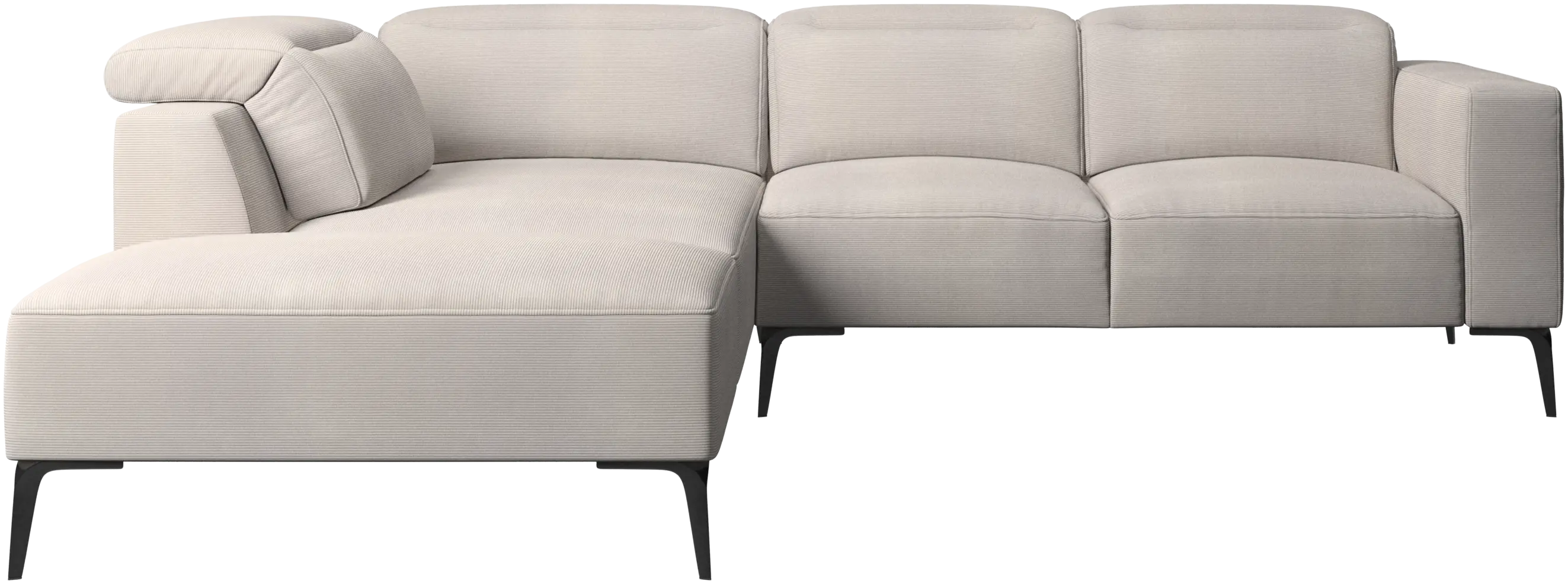 Zürich corner sofa with lounging unit