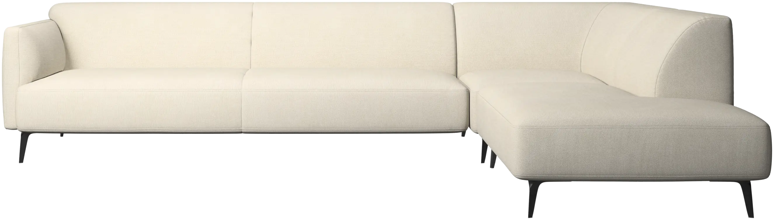 Modena corner sofa with lounging unit