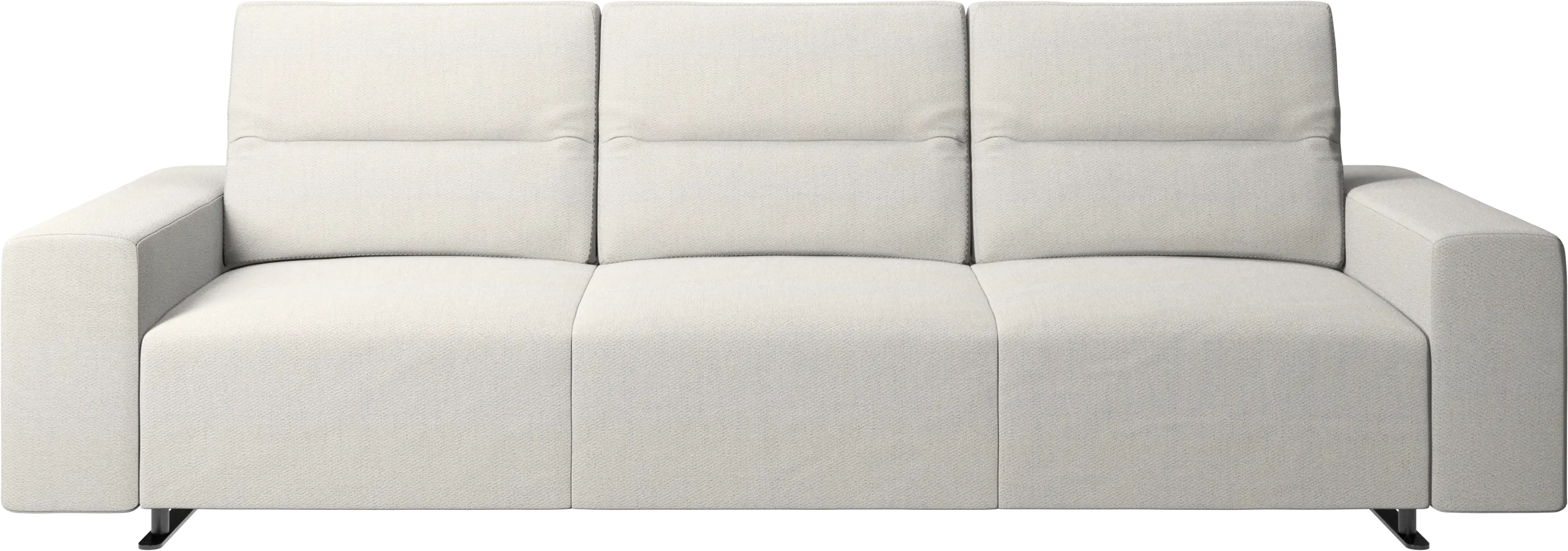 Canapé Hampton avec dossier ajustable et espace de rangement côté gauche