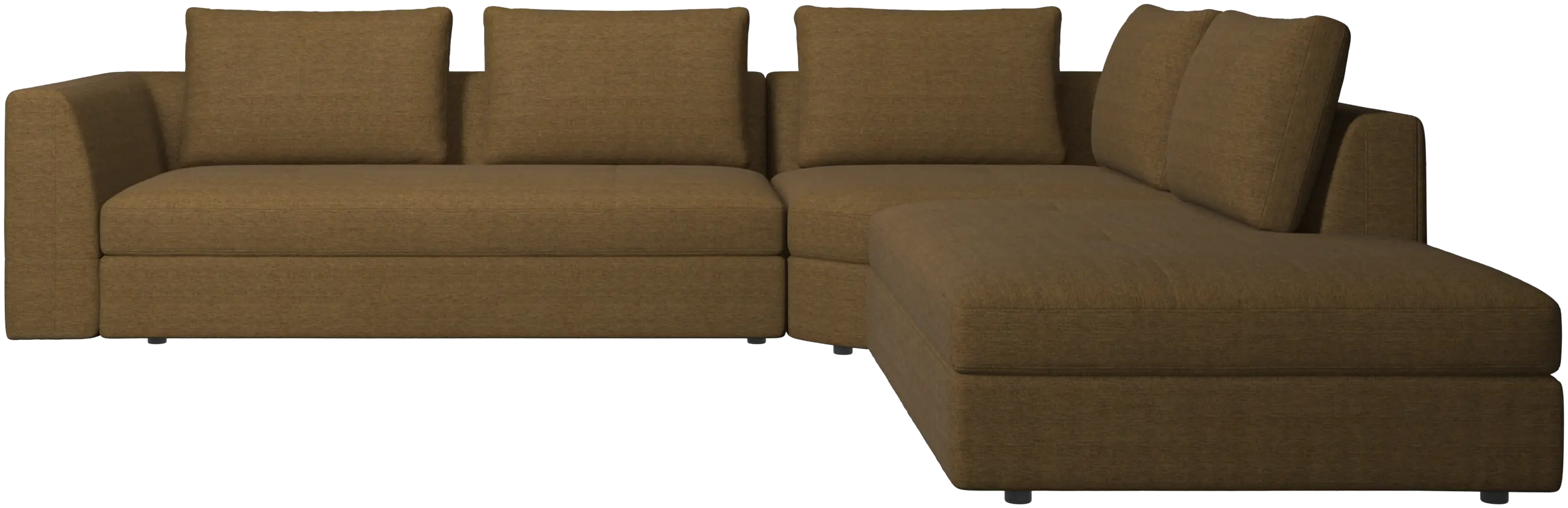Bergamo corner sofa with lounging unit
