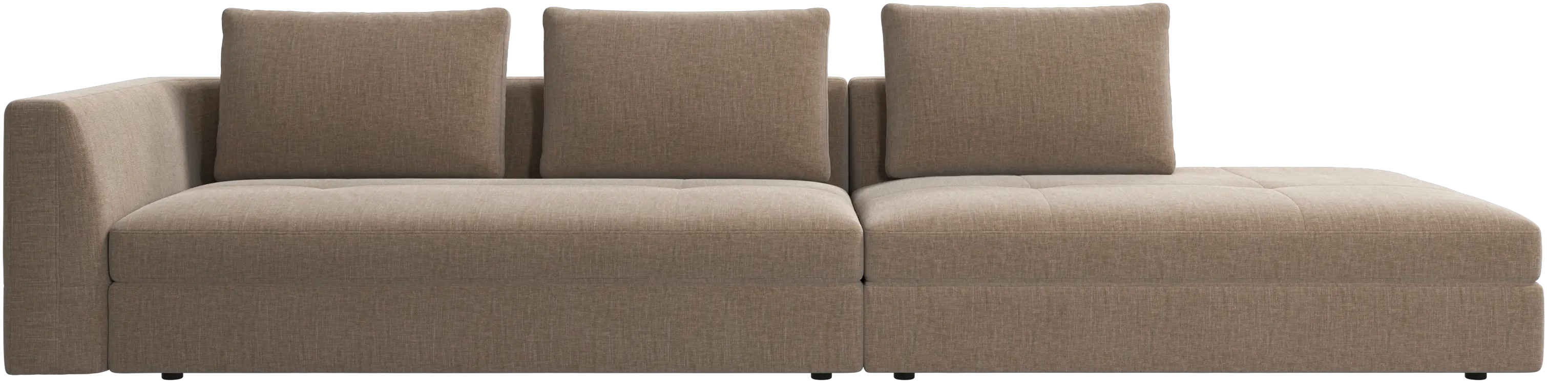 Bergamo sofa with lounging unit