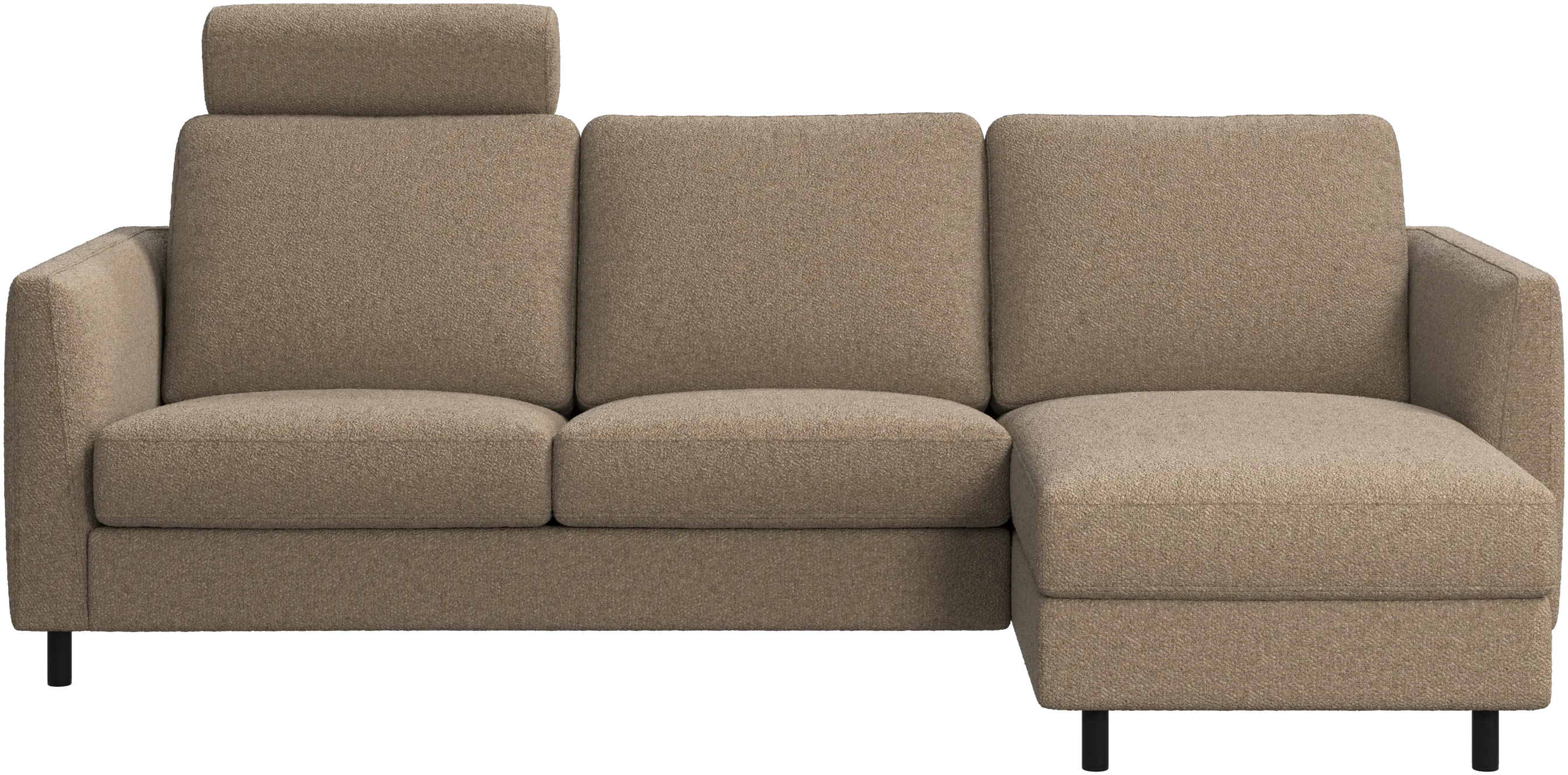 Sofá Indivi con módulo chaise-longue a la derecha