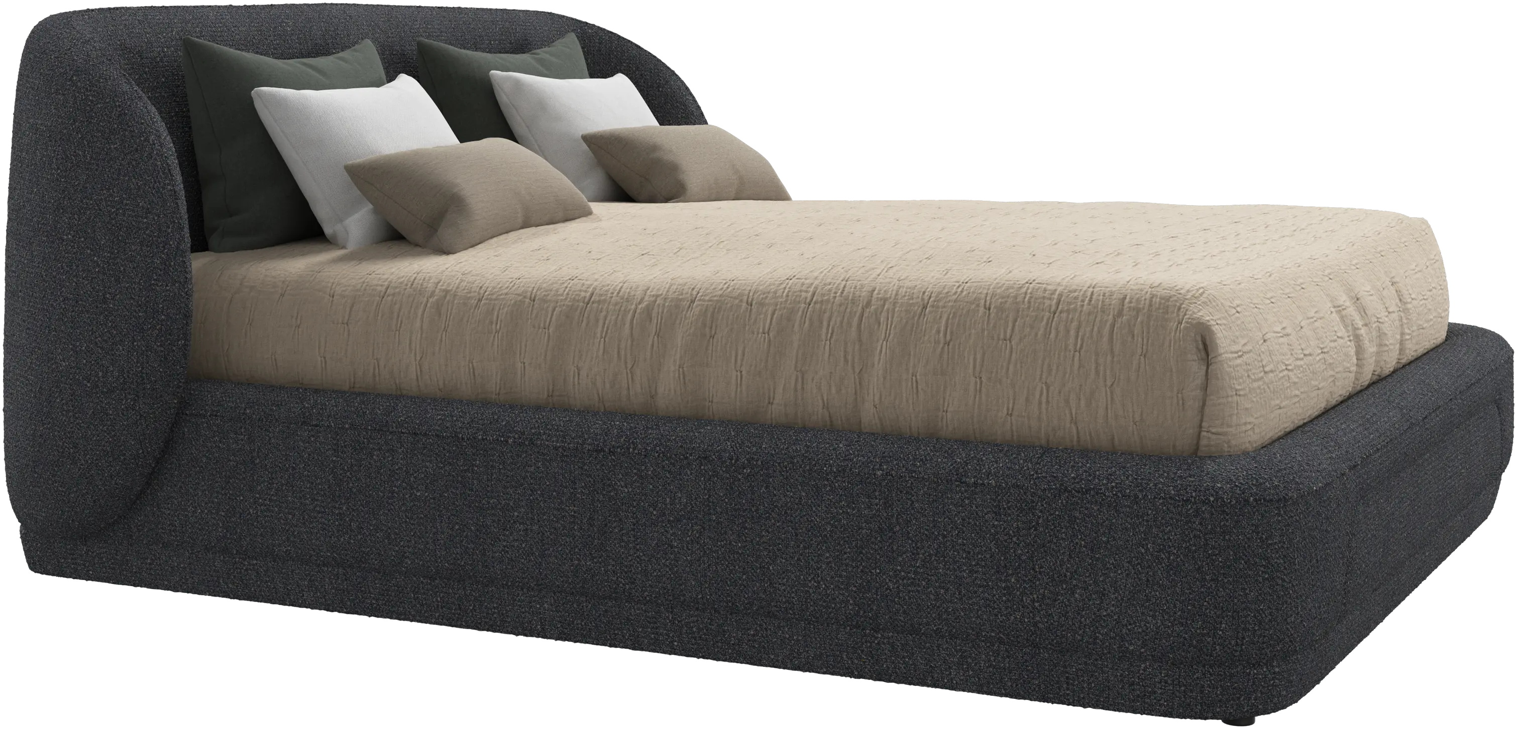 Bolzano bed with slats  - W152,5xL200cm