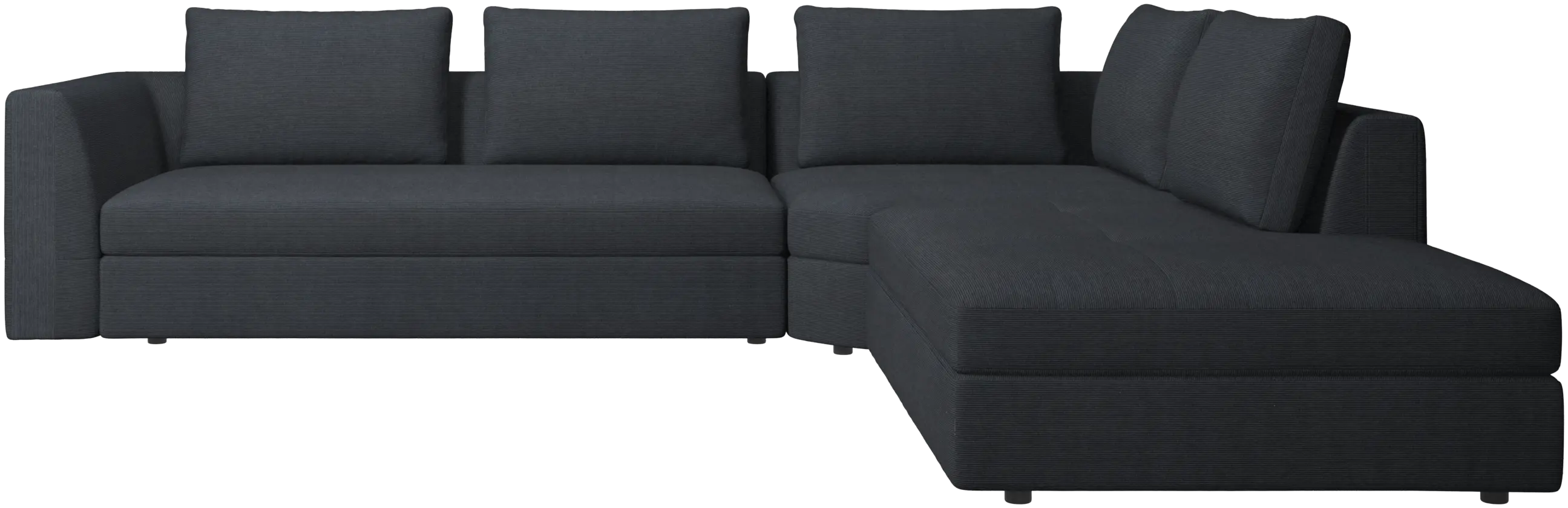 Bergamo corner sofa with lounging unit