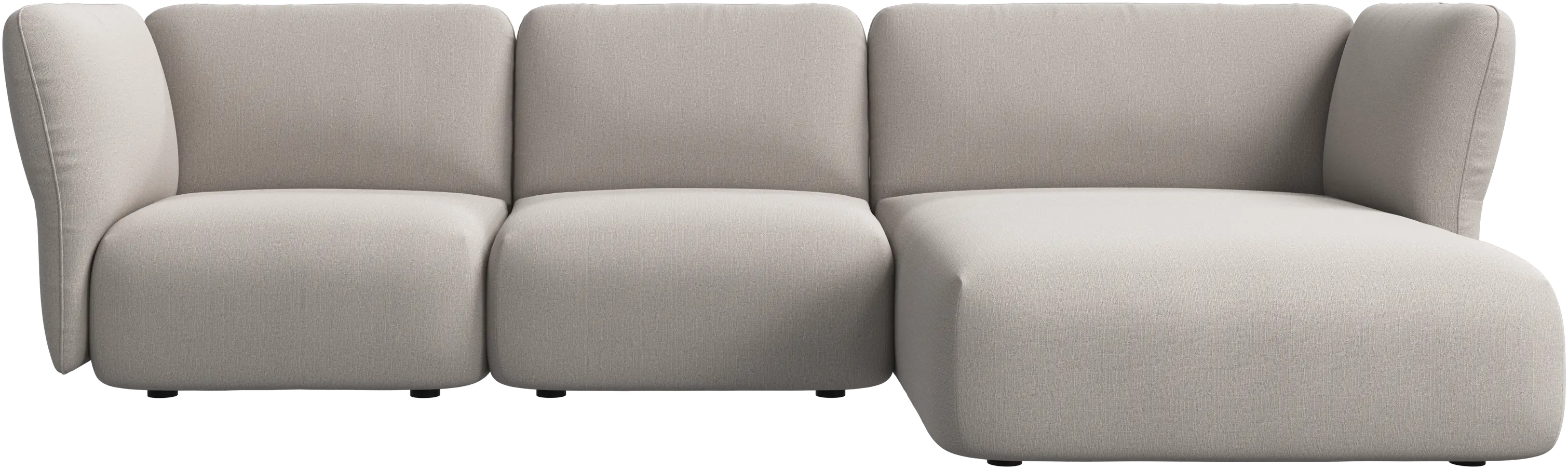Paraggi 2-seater with chaise longue right