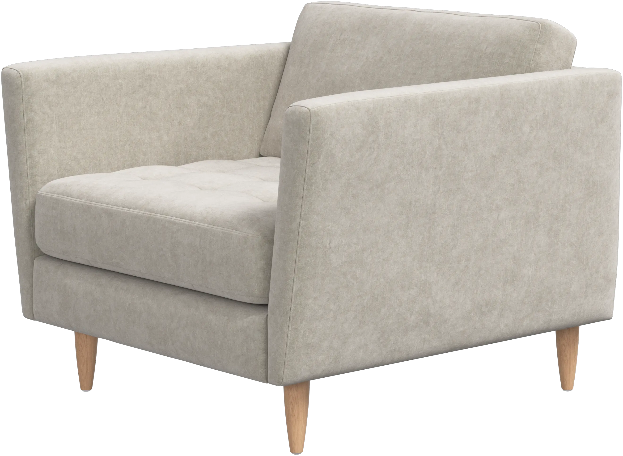 Osaka chair, tufted seat