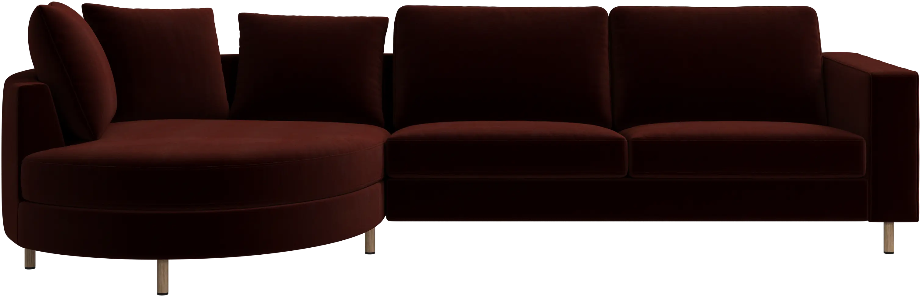 Indivi sofa with chaise longue left