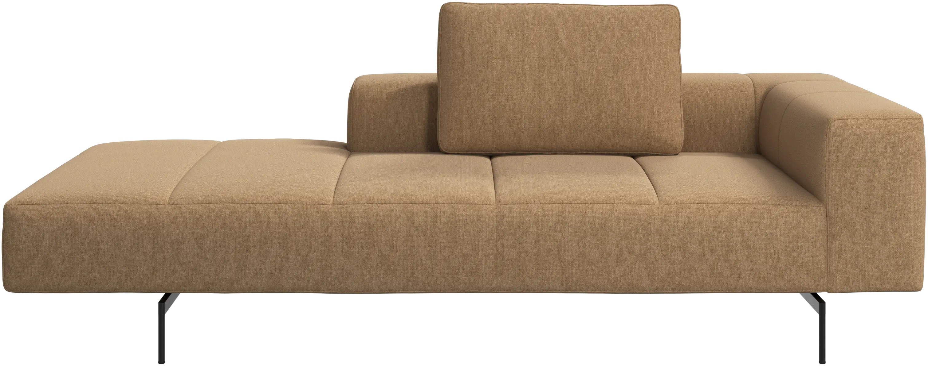 Module de canapé Amsterdam, accoudoir à droite, chaise longue à gauche
