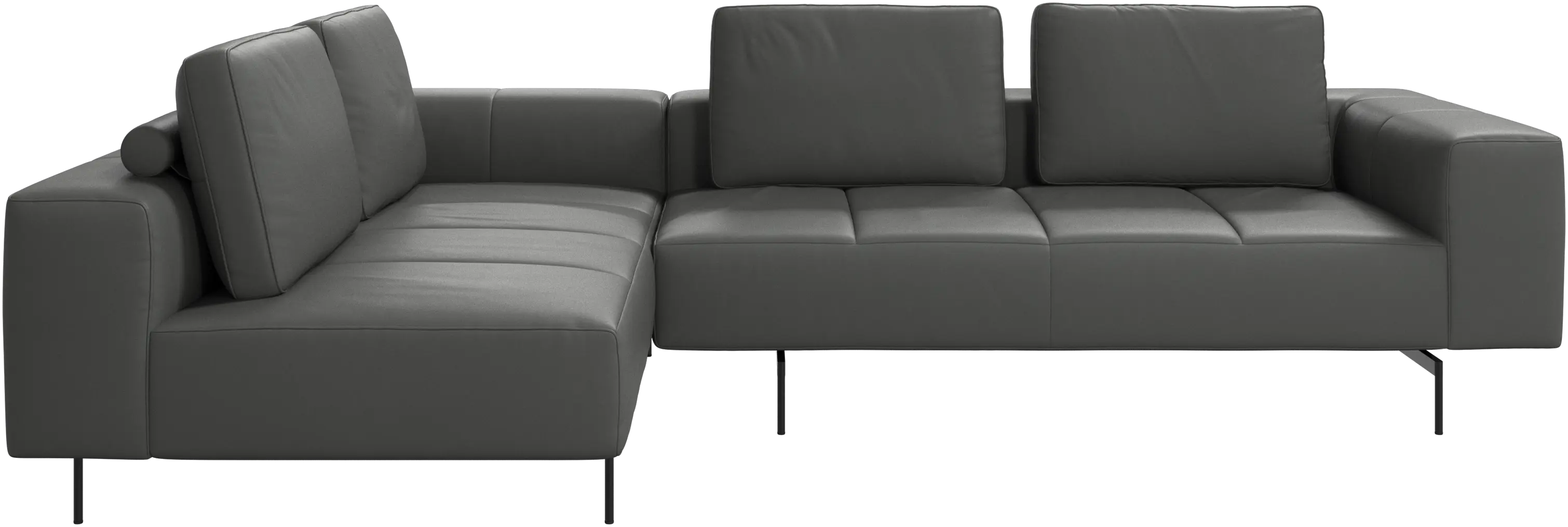 Amsterdam corner sofa with lounging unit